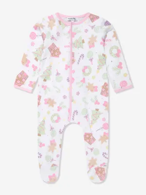 Magnolia Baby Baby Girls Süßer Lebkuchen-Strampler in Rosa