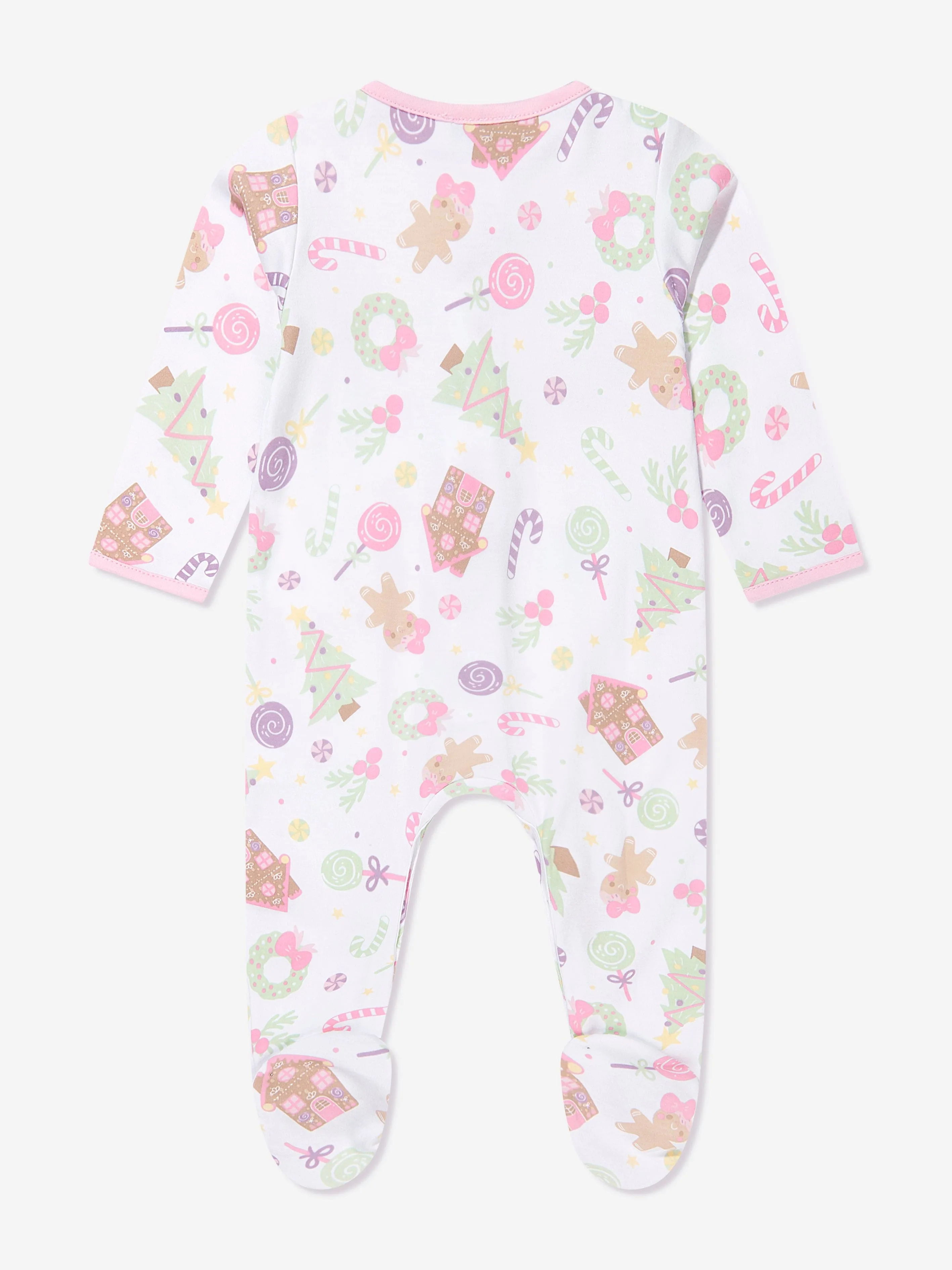 Magnolia Baby Baby Girls Süßer Lebkuchen-Strampler in Rosa