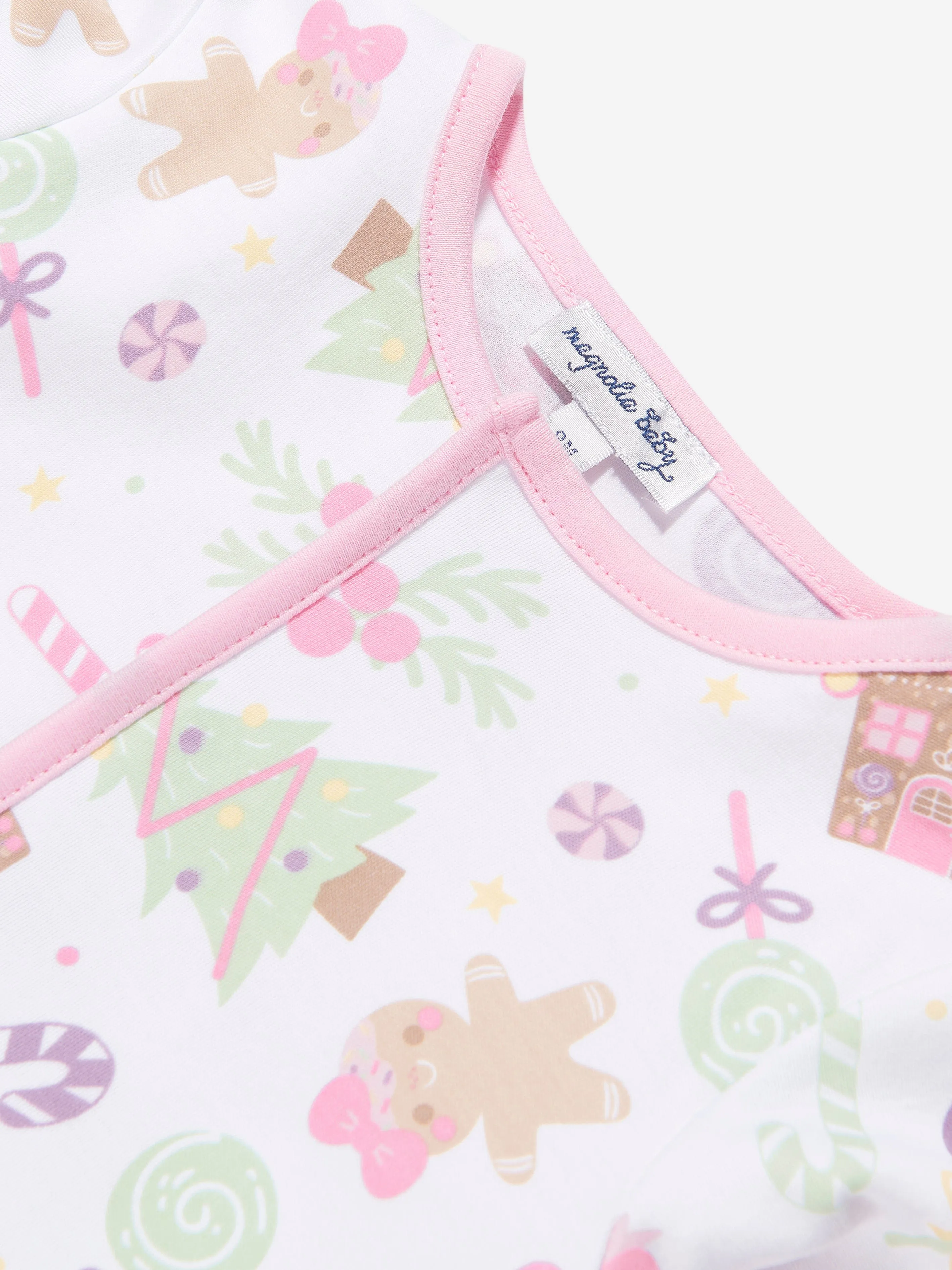 Magnolia Baby Baby Girls Süßer Lebkuchen-Strampler in Rosa
