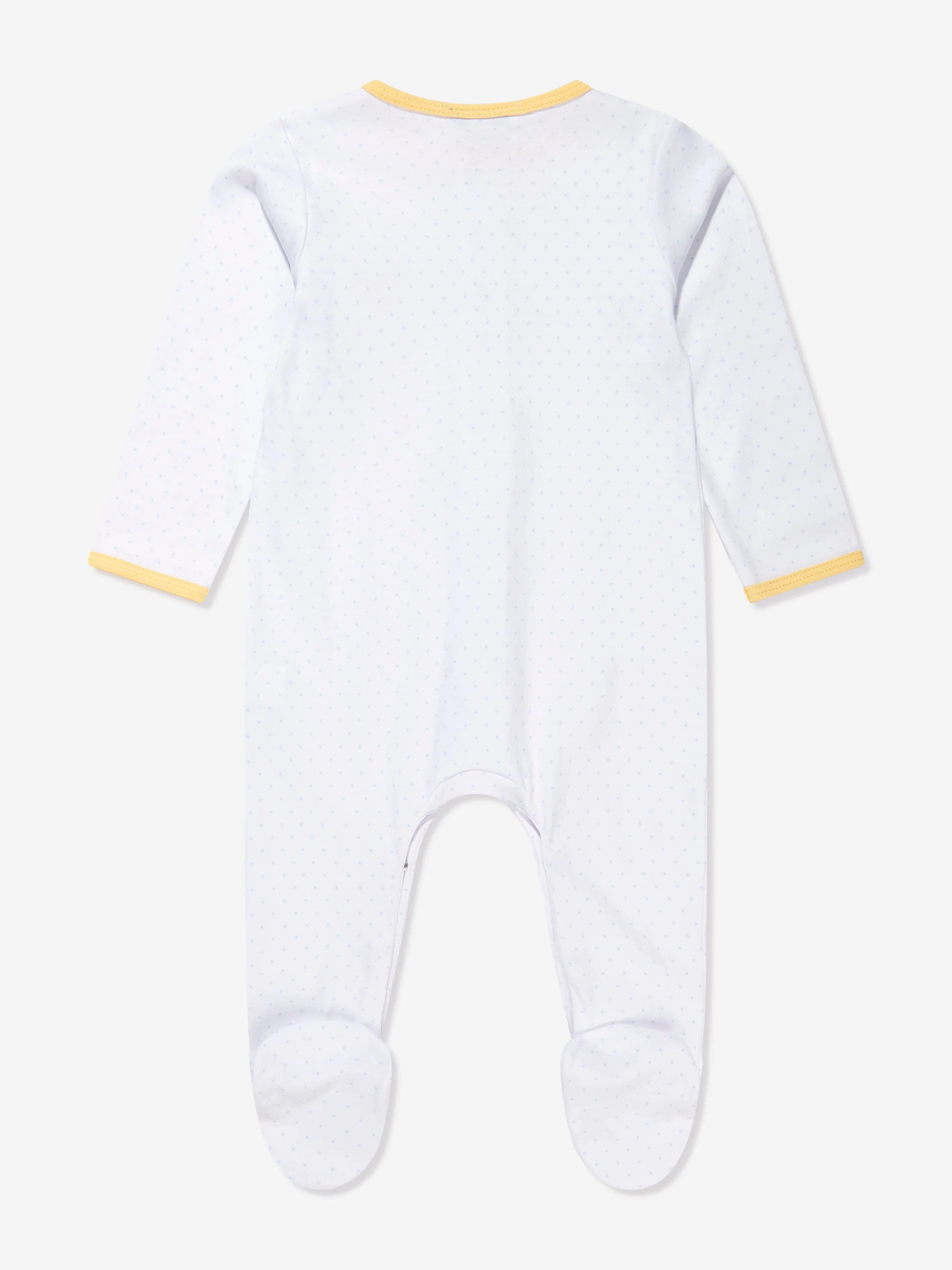 Magnolia Baby Baby Rubber Ducky Bestickter Babybody in Weiß
