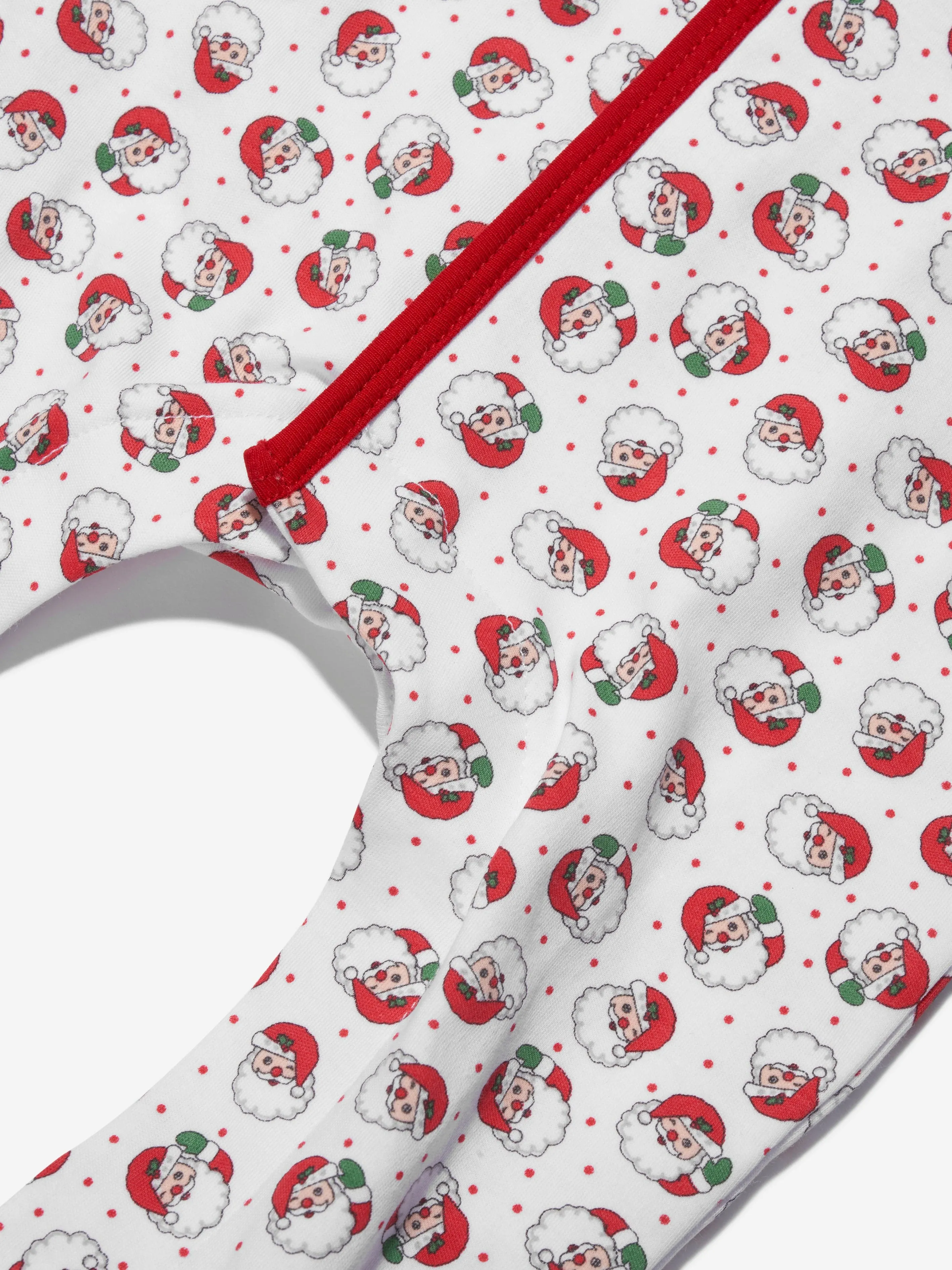 Magnolia Baby Baby Winking Santa Babygrow in Rot