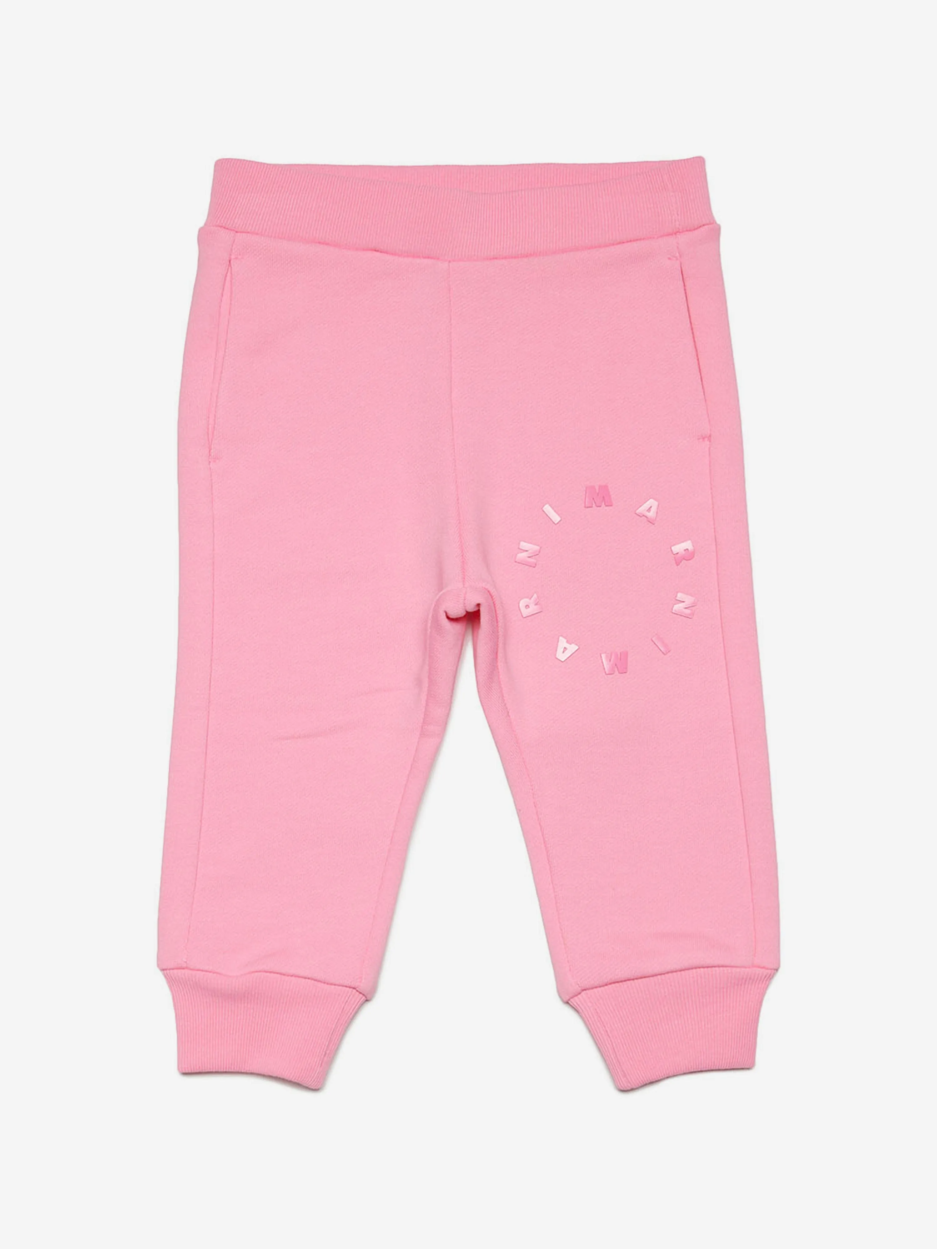 MARNI Baby Mädchen Runde Logo Jogginghose in Rosa