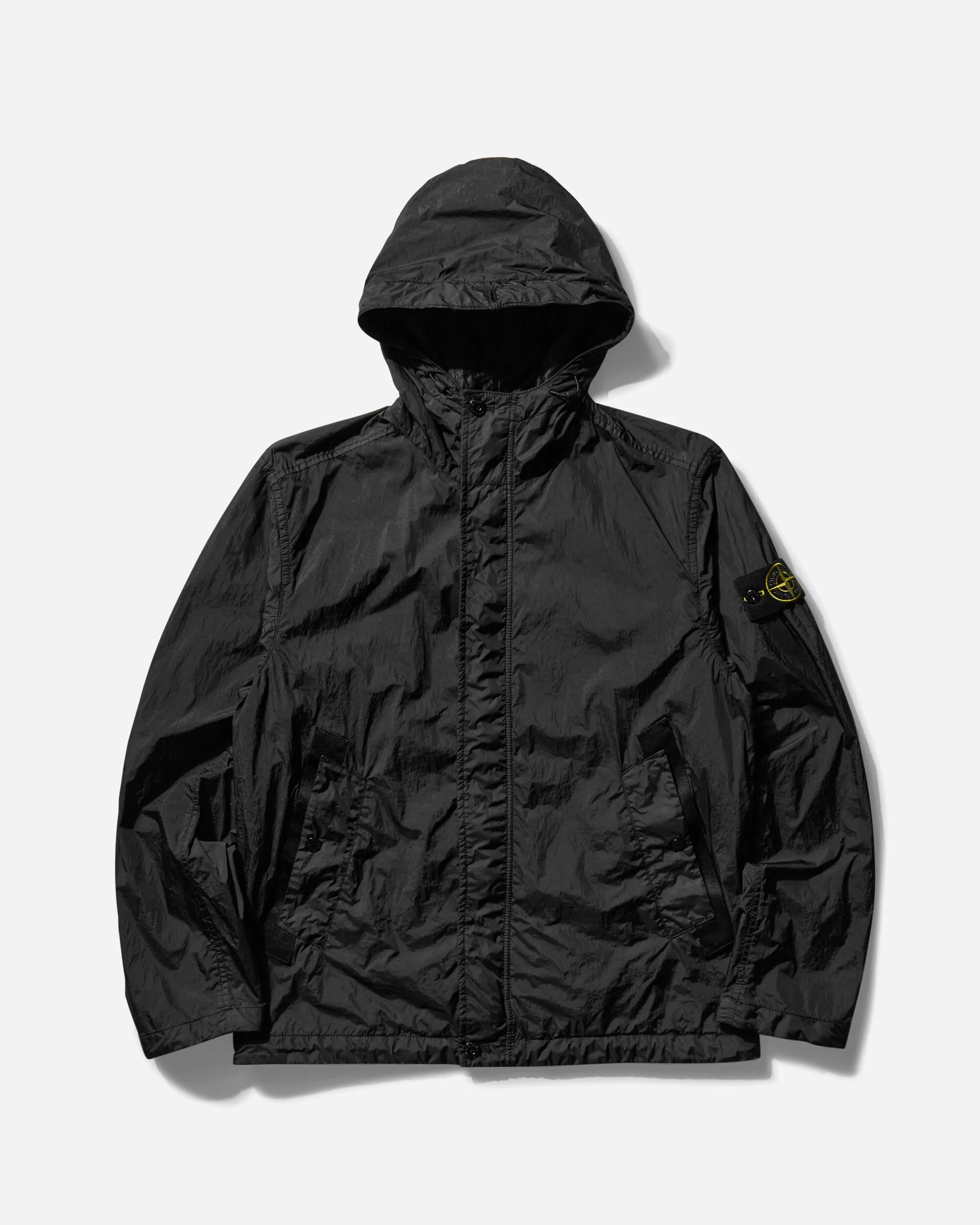 Herren Crinkle Reps R-NY Kapuzenjacke Schwarz