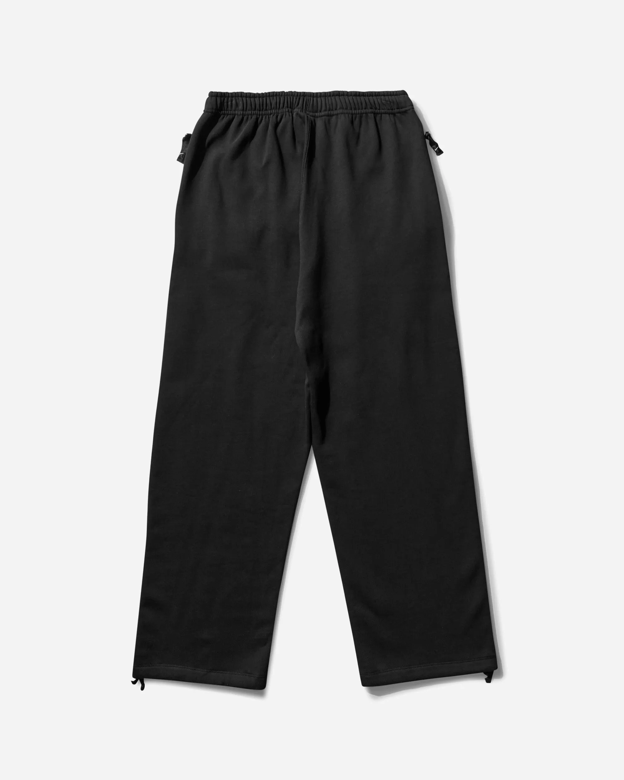 Herren Solo Swoosh Offener Saum Fleece Jogginghose Schwarz