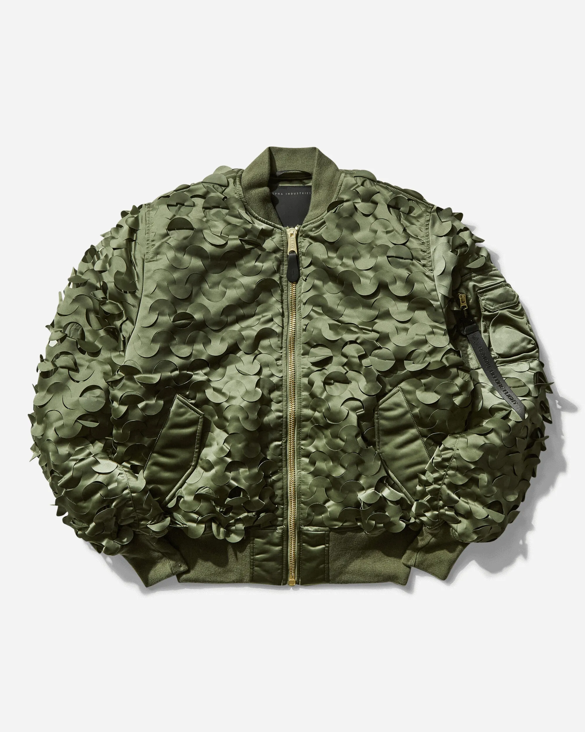 Herren UV MA-1 ULCANS Flugjacke Salbeigrün