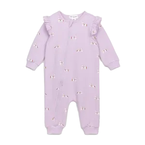 MILES THE LABEL Filly Print auf Orchidee Rüschen-Playsuit