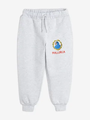 Mini Rodini Kinder Papageien Joggerhose in Grau