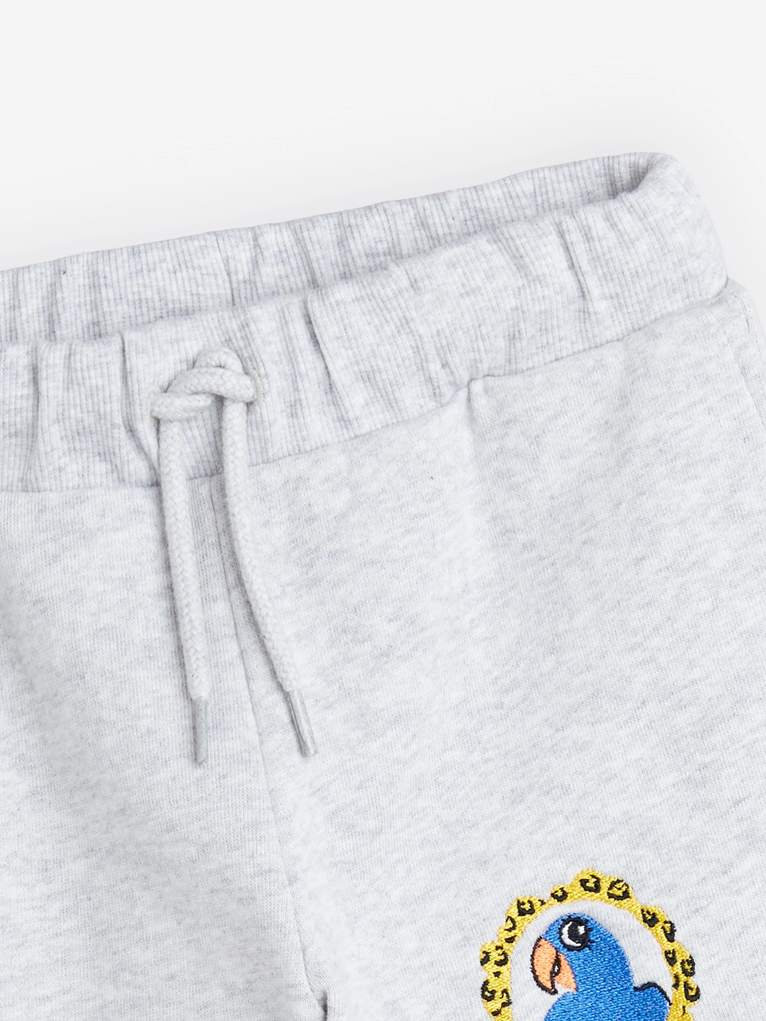 Mini Rodini Kinder Papageien Joggerhose in Grau