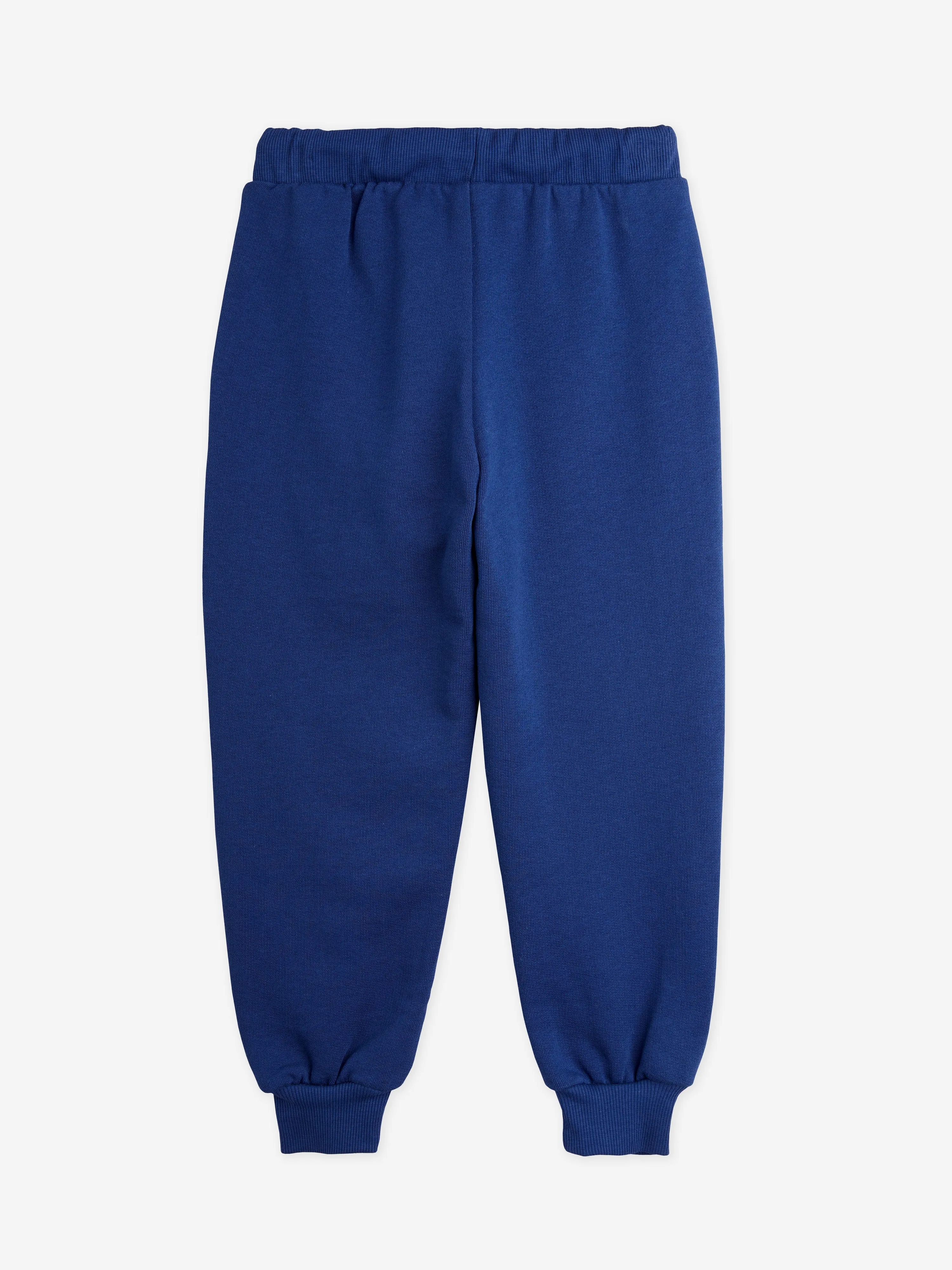 Mini Rodini Kids Society Bestickte Jogginghose in Blau
