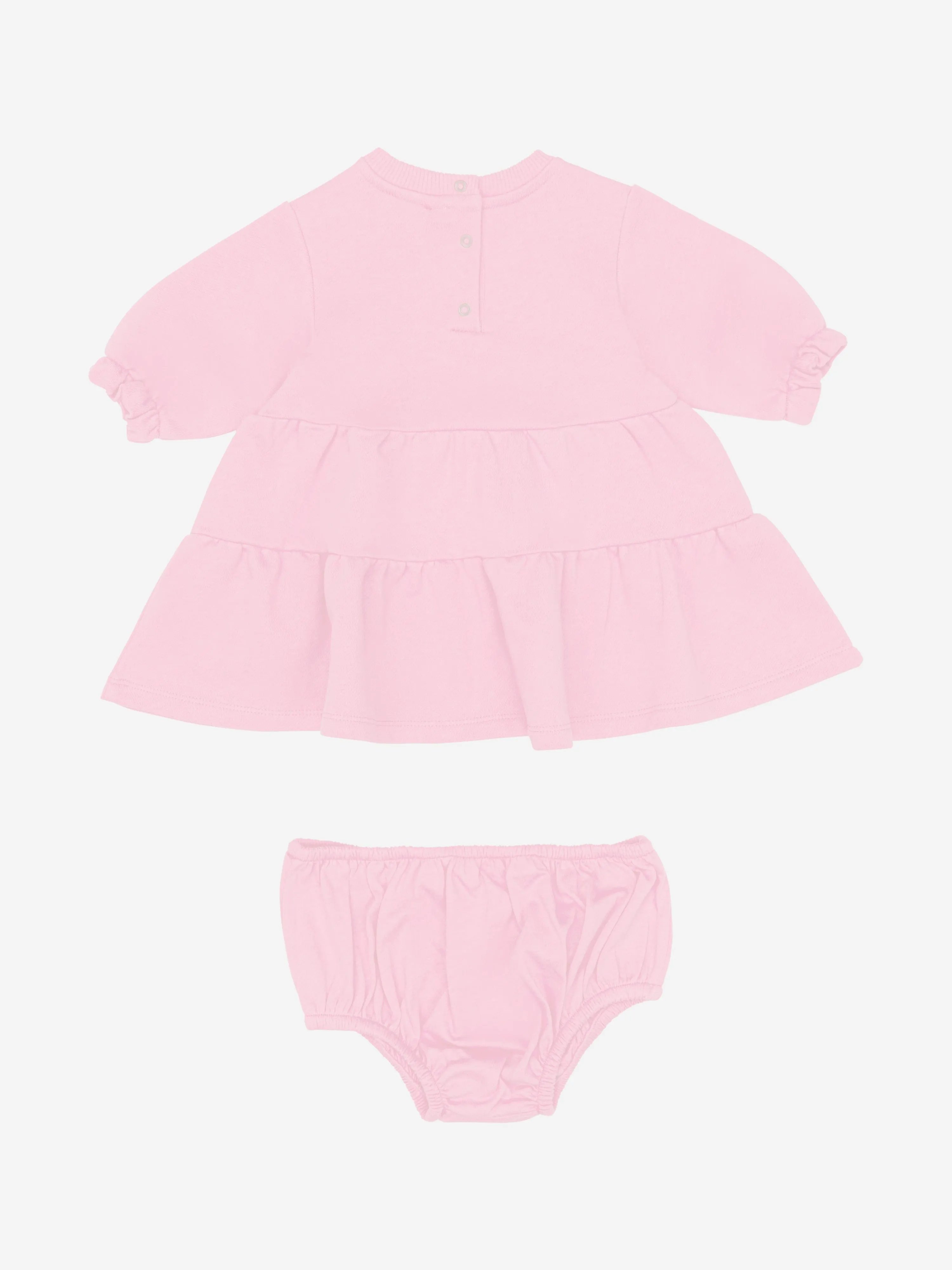 Missoni Baby Mädchen Jersey-Kleid mit Schlüpfer in Rosa