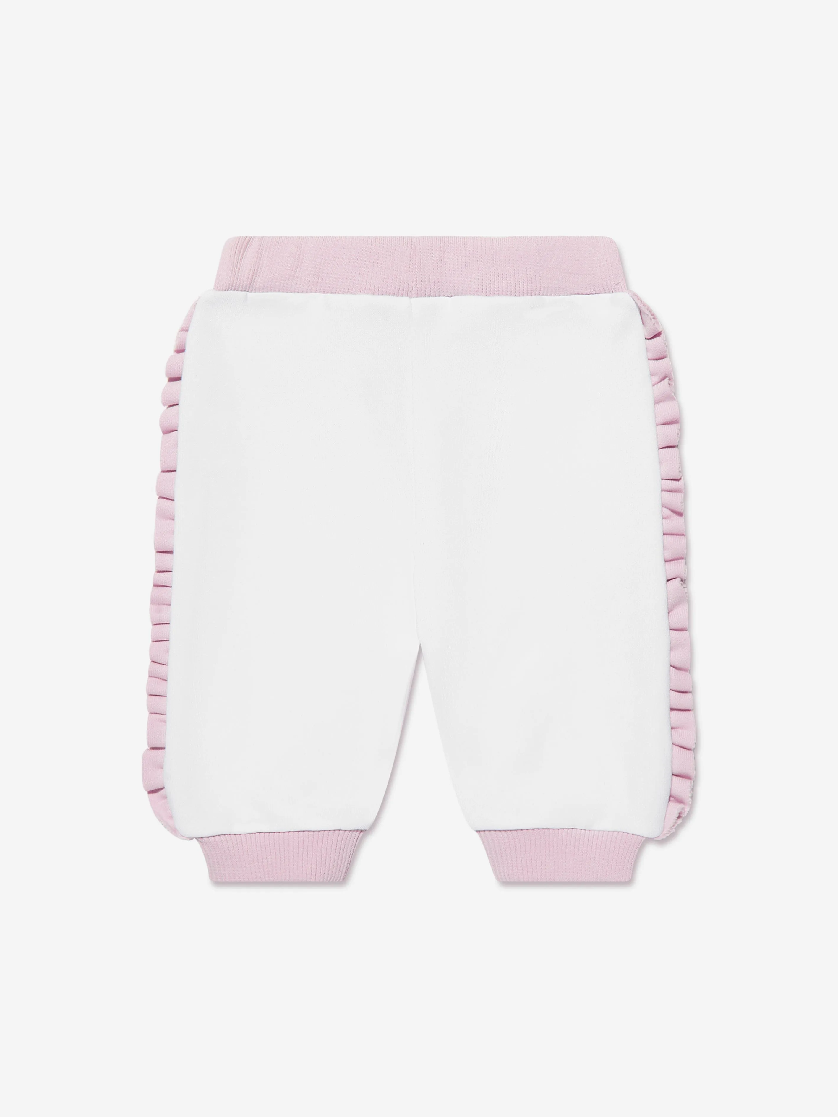Missoni Baby Mädchen Logo Jogginghose in Weiß