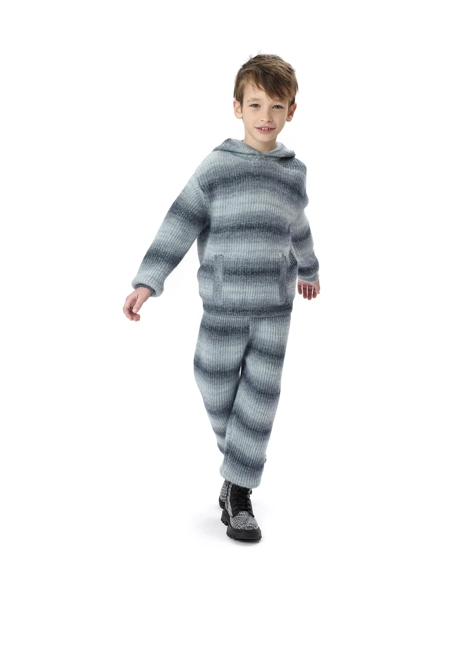 Missoni Kids Strickhose in Grau