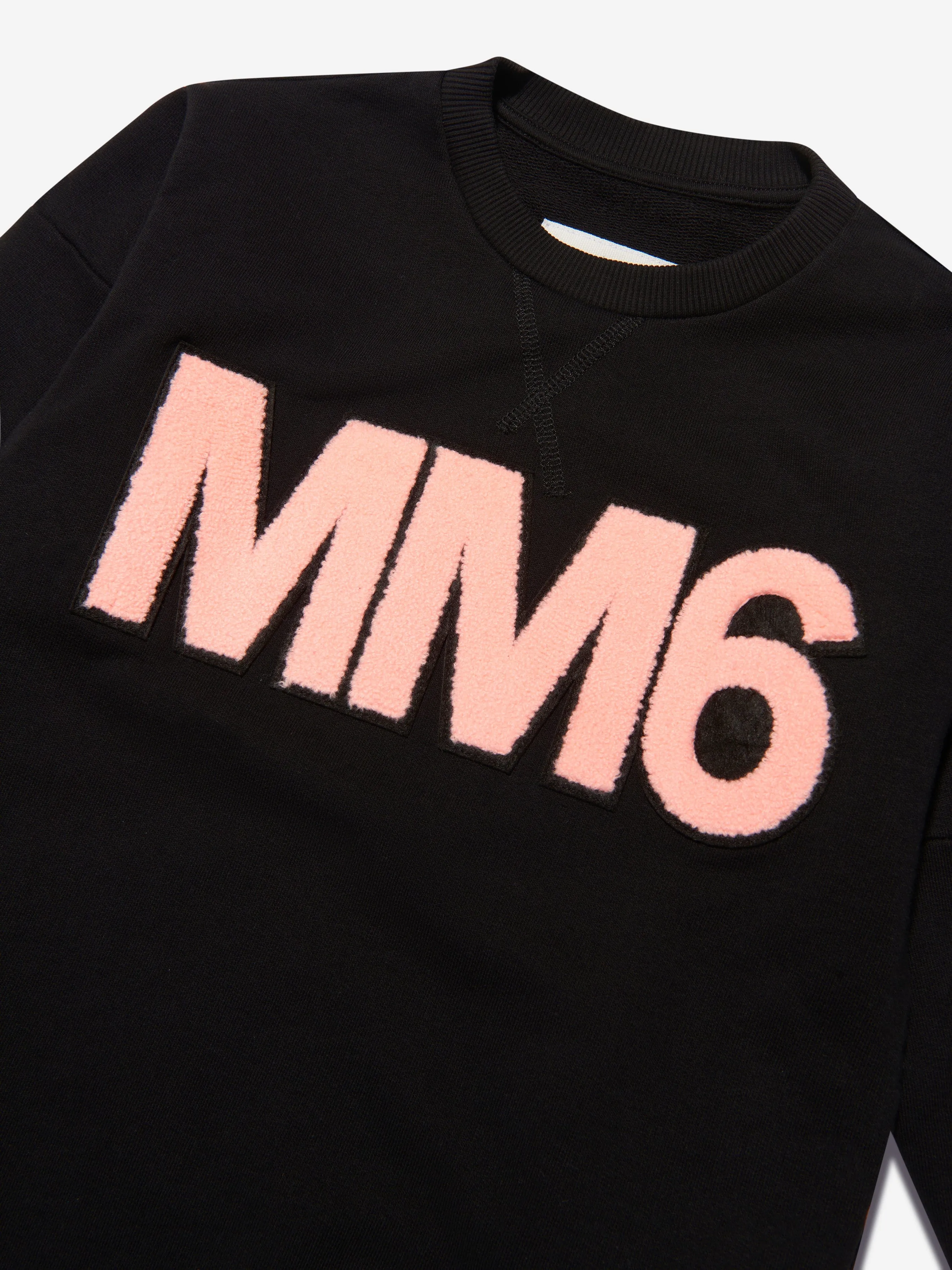 MM6 Maison Margiela Mädchen Logo Strickkleid