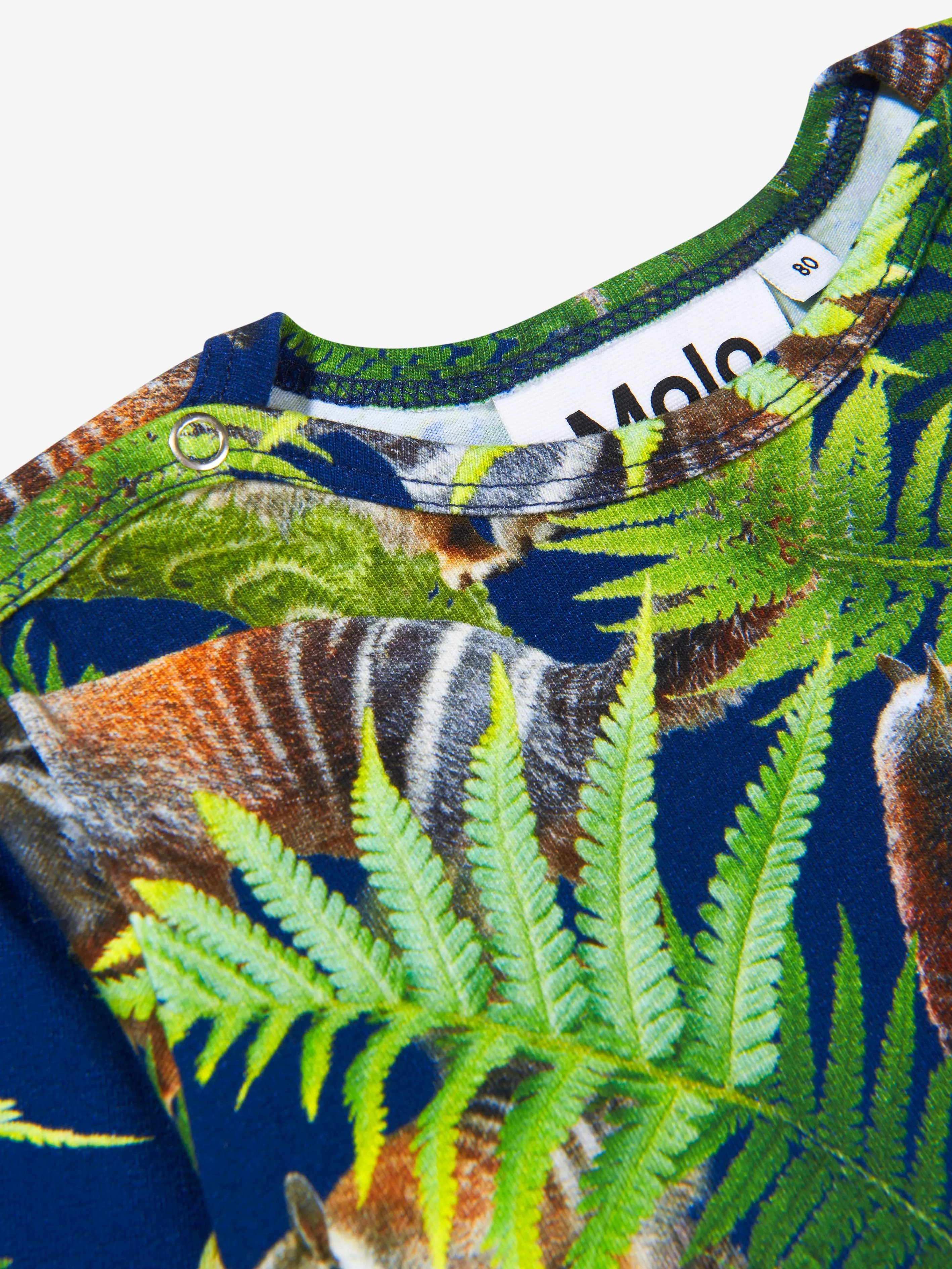 Molo Baby Boys Bio-Baumwoll Langarm Eichhörnchen T-Shirt