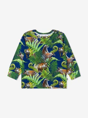 Molo Baby Boys Bio-Baumwoll Langarm Eichhörnchen T-Shirt