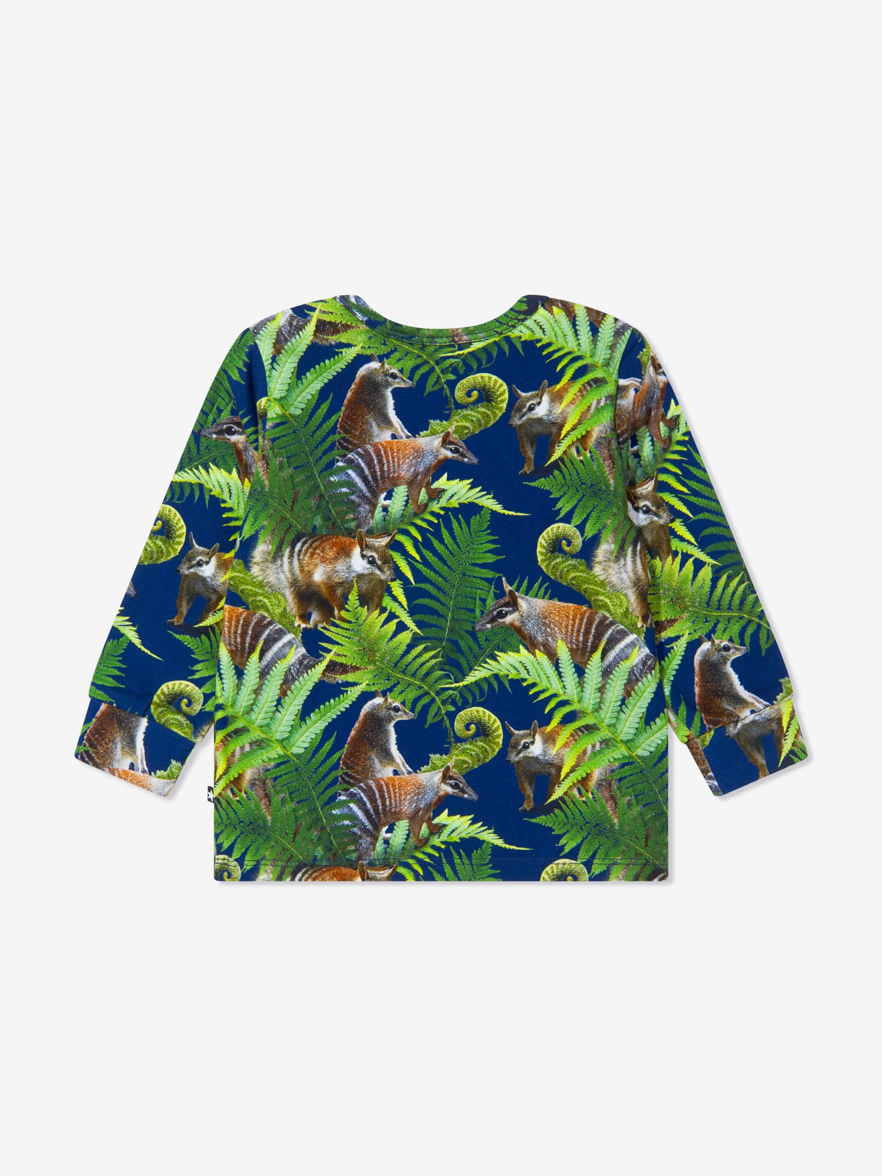Molo Baby Boys Bio-Baumwoll Langarm Eichhörnchen T-Shirt