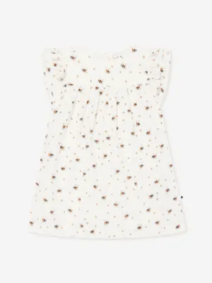 Molo Baby Mädchen Bienenprint Kleid in Weiß