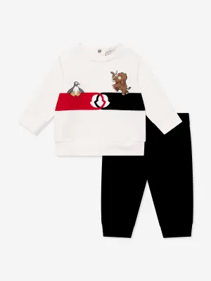Moncler Enfant Baby Jungen Branded Tracksuit in Mehrfarben