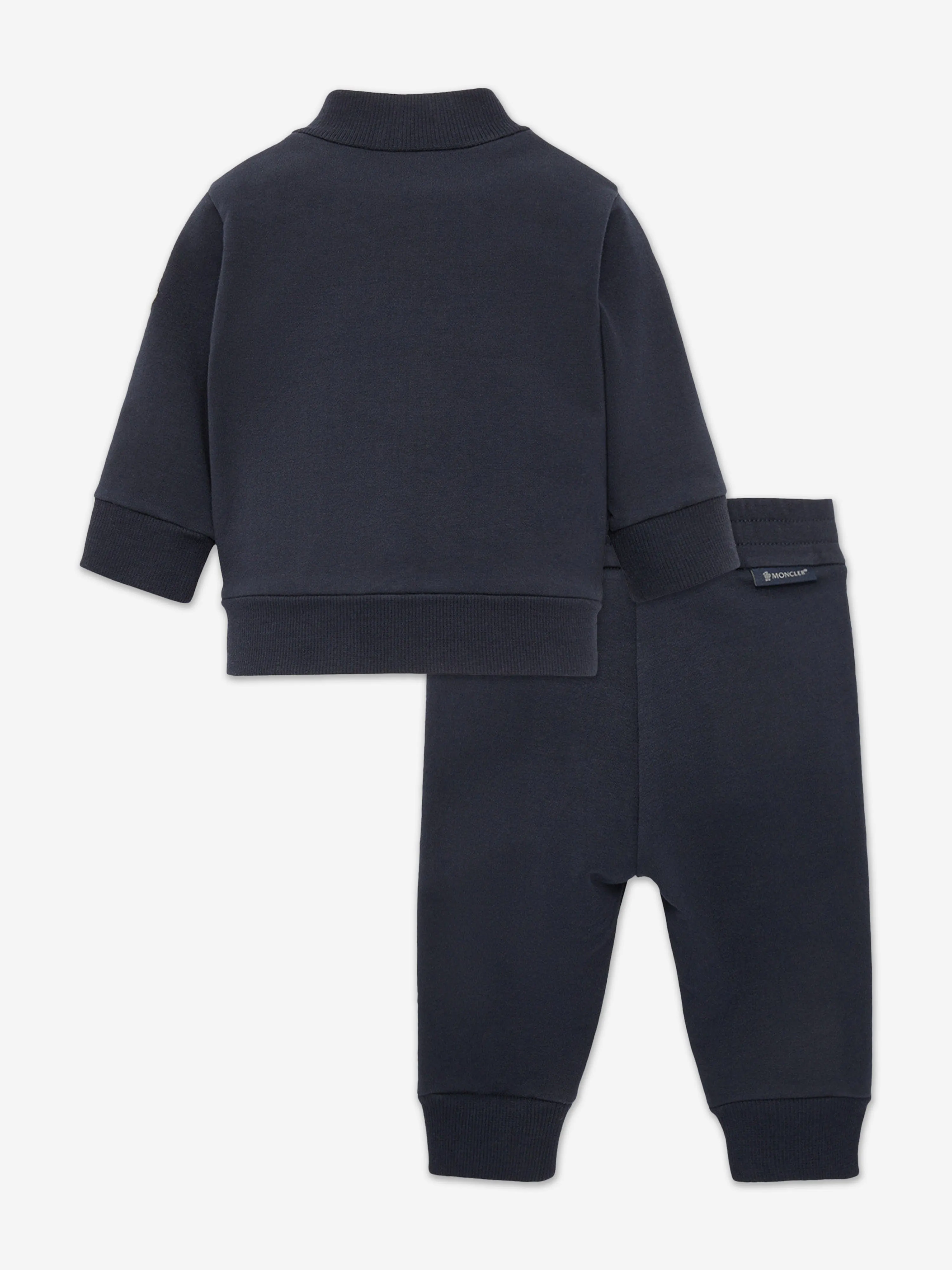 Moncler Enfant Baby Boys Branded Tracksuit in Marineblau