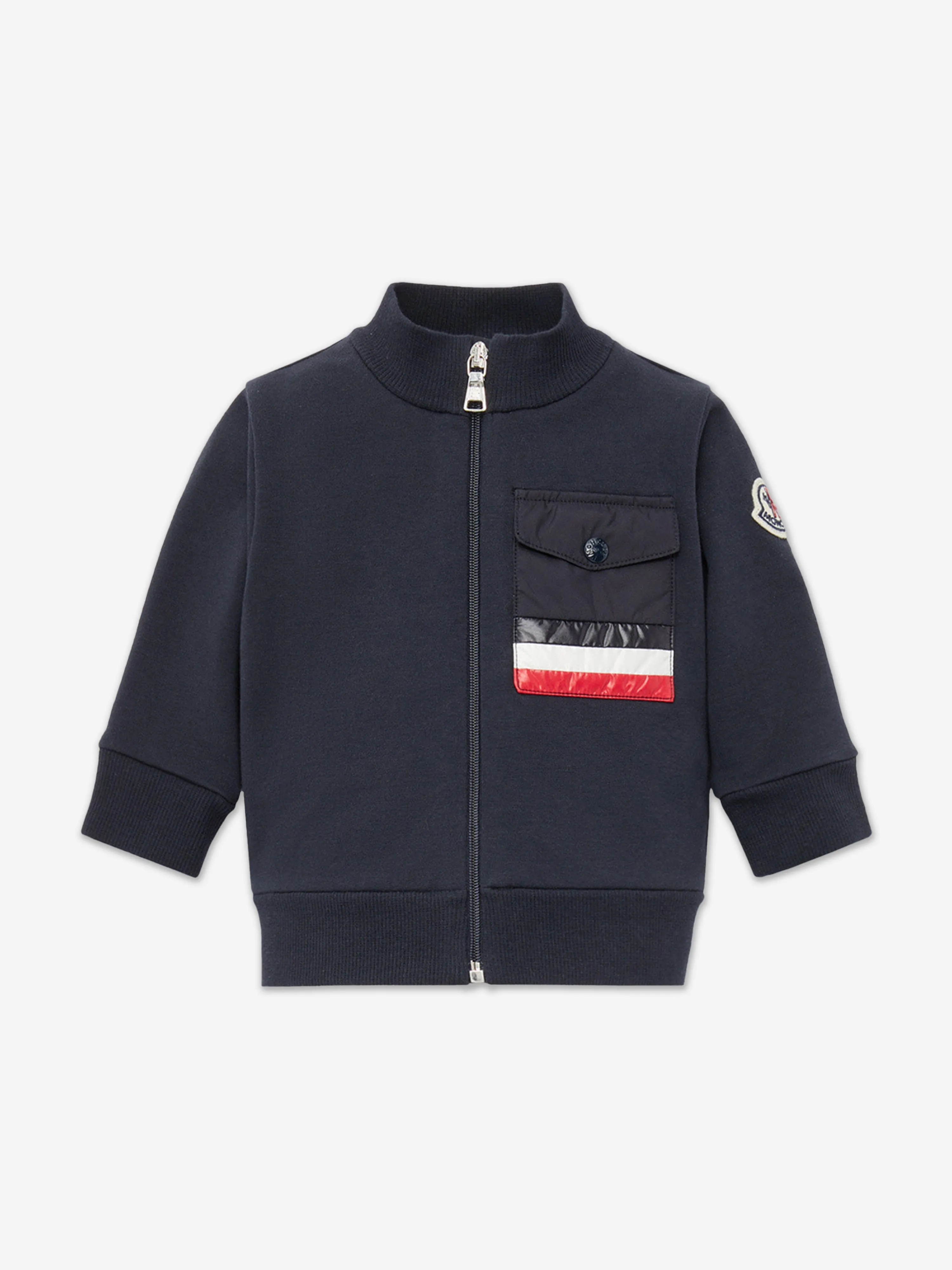 Moncler Enfant Baby Boys Branded Tracksuit in Marineblau