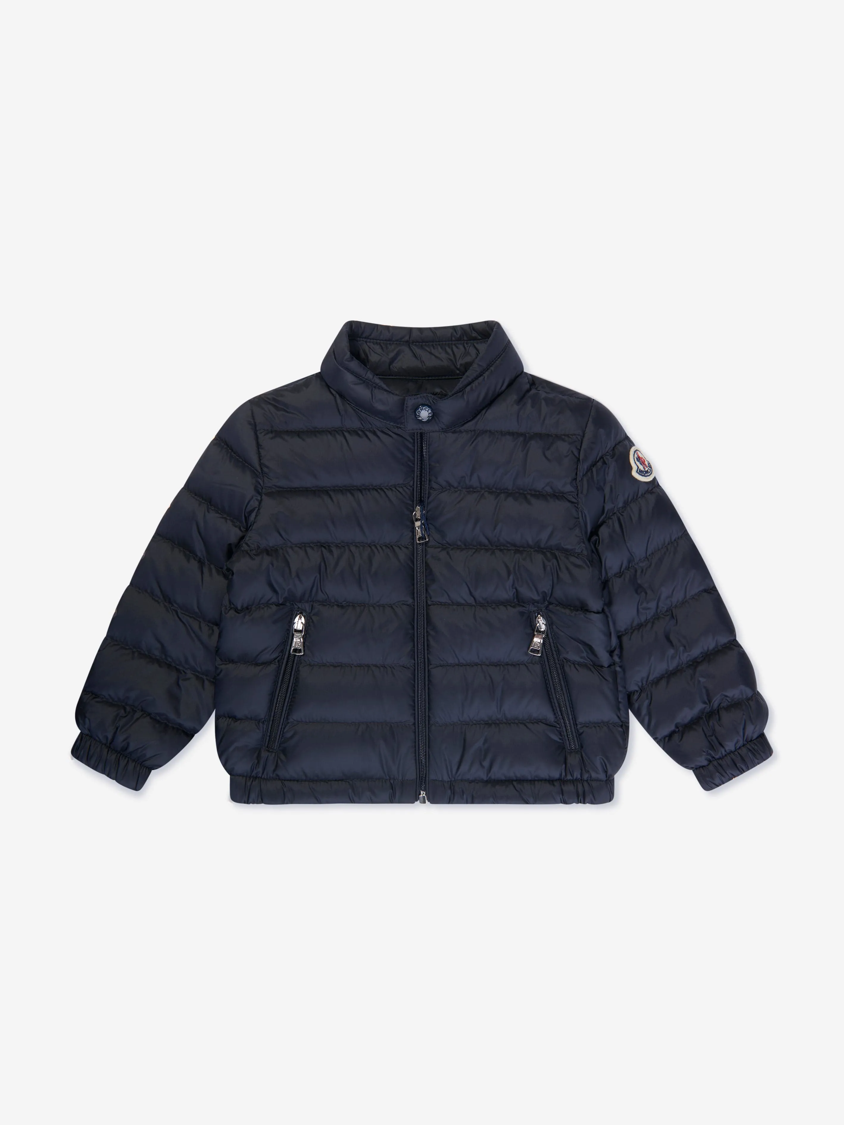 Moncler Enfant Baby Jungen Daunengefütterte Acorus Jacke in Marine