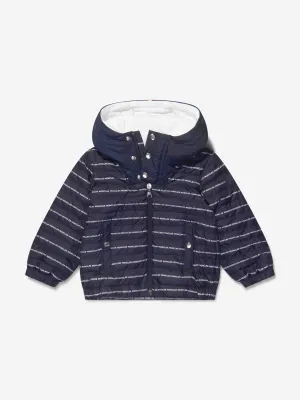 Moncler Enfant Baby Jungen Daunengefütterte Jacke mit Logo-Print Bergo