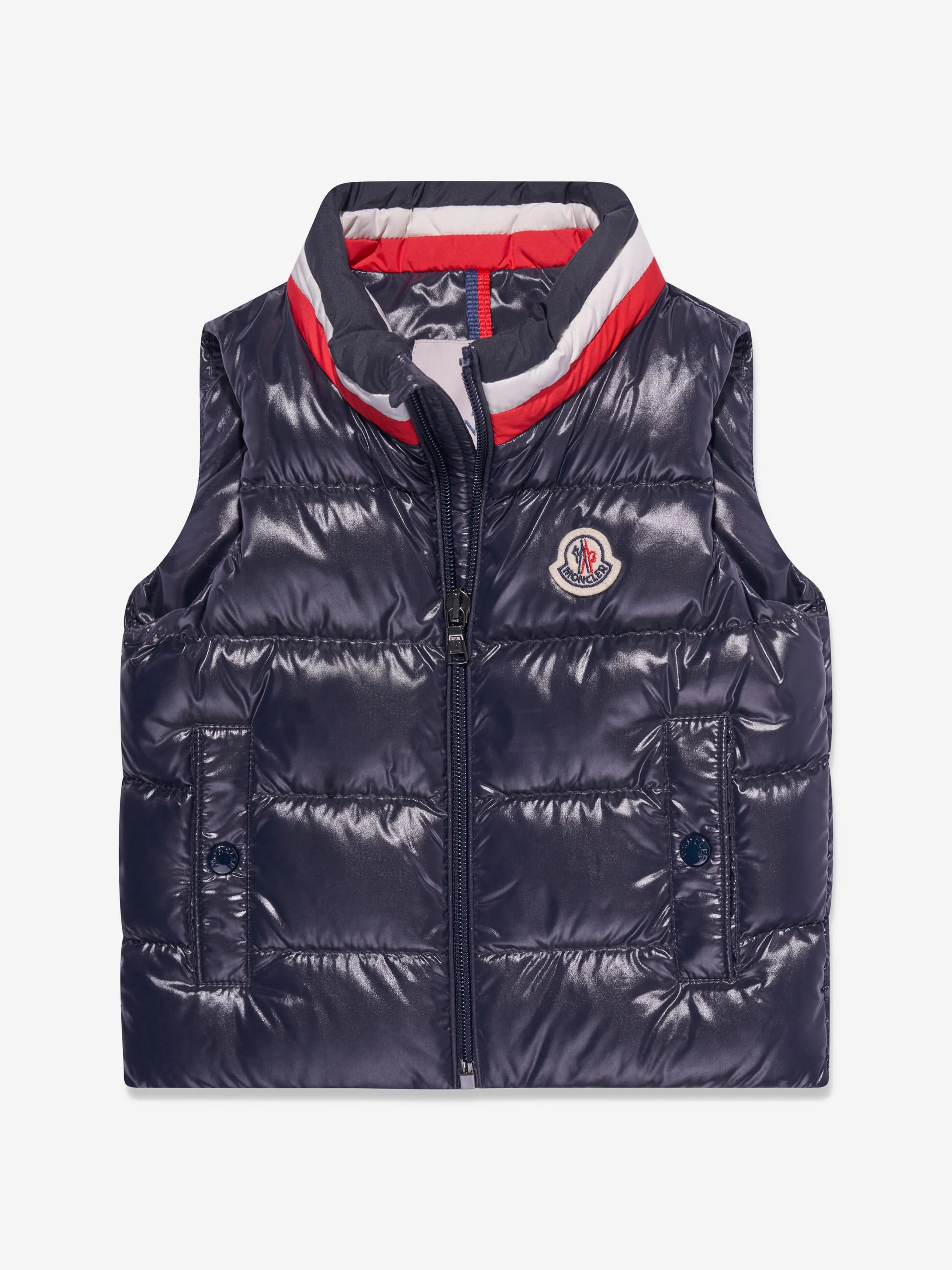 Moncler Enfant Baby Boys Daunengefütterte Merab Weste in Marine