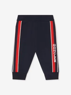Moncler Enfant Baby Boys Logo Joggerhose in Marineblau