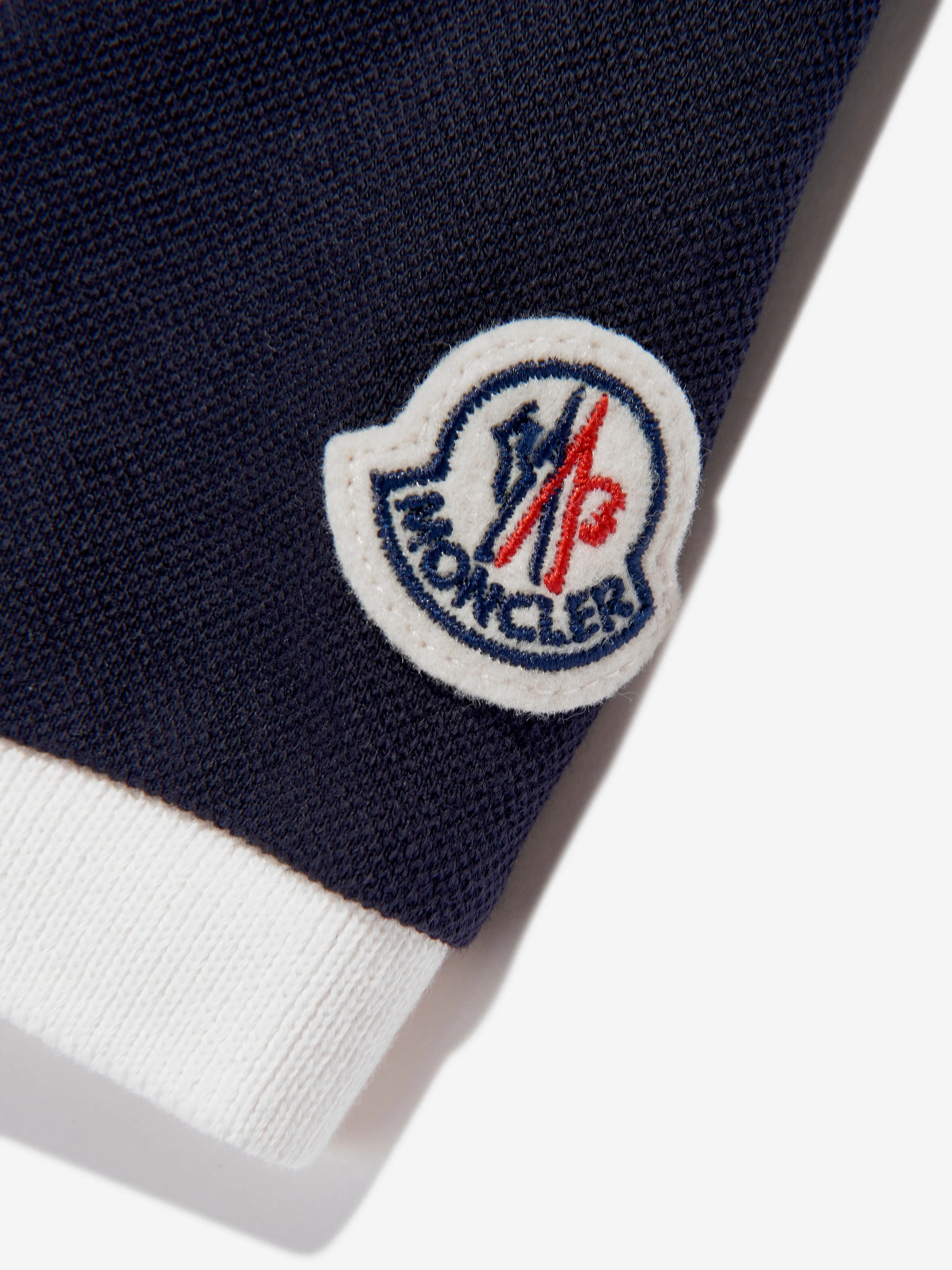 Moncler Enfant Baby Boys Logo Polo-Shirt in Marineblau