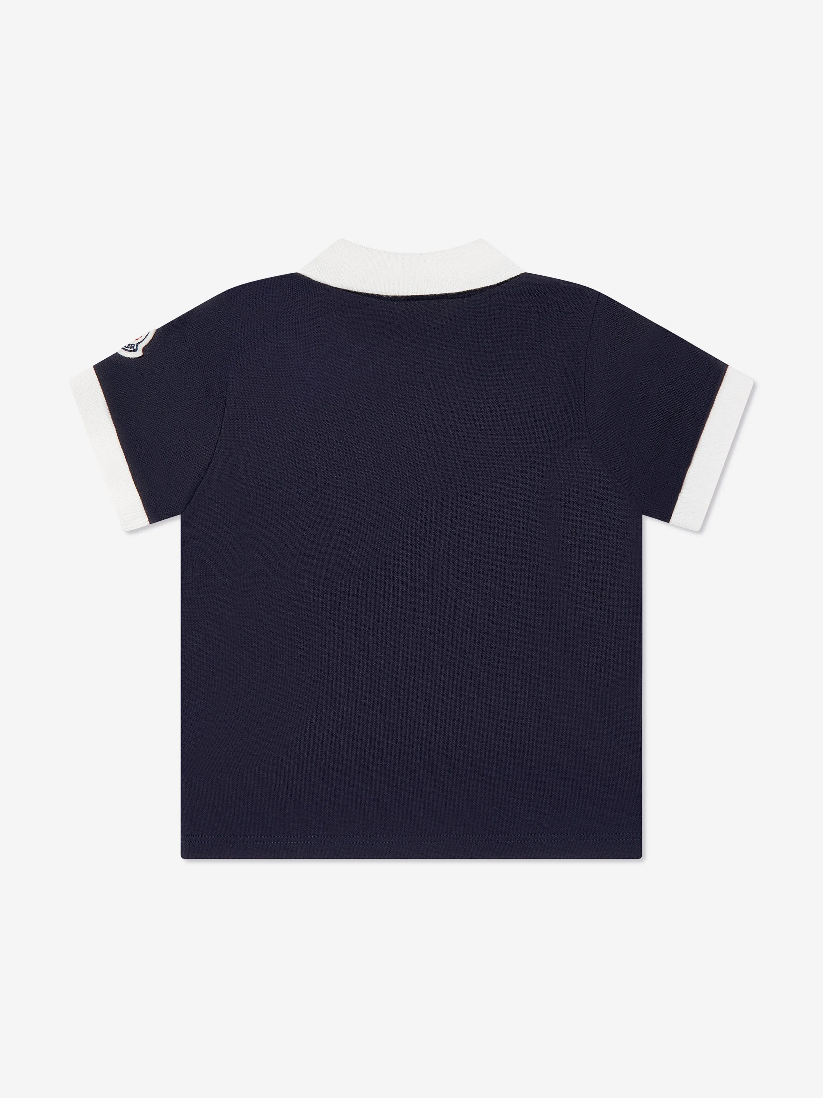 Moncler Enfant Baby Boys Logo Polo-Shirt in Marineblau