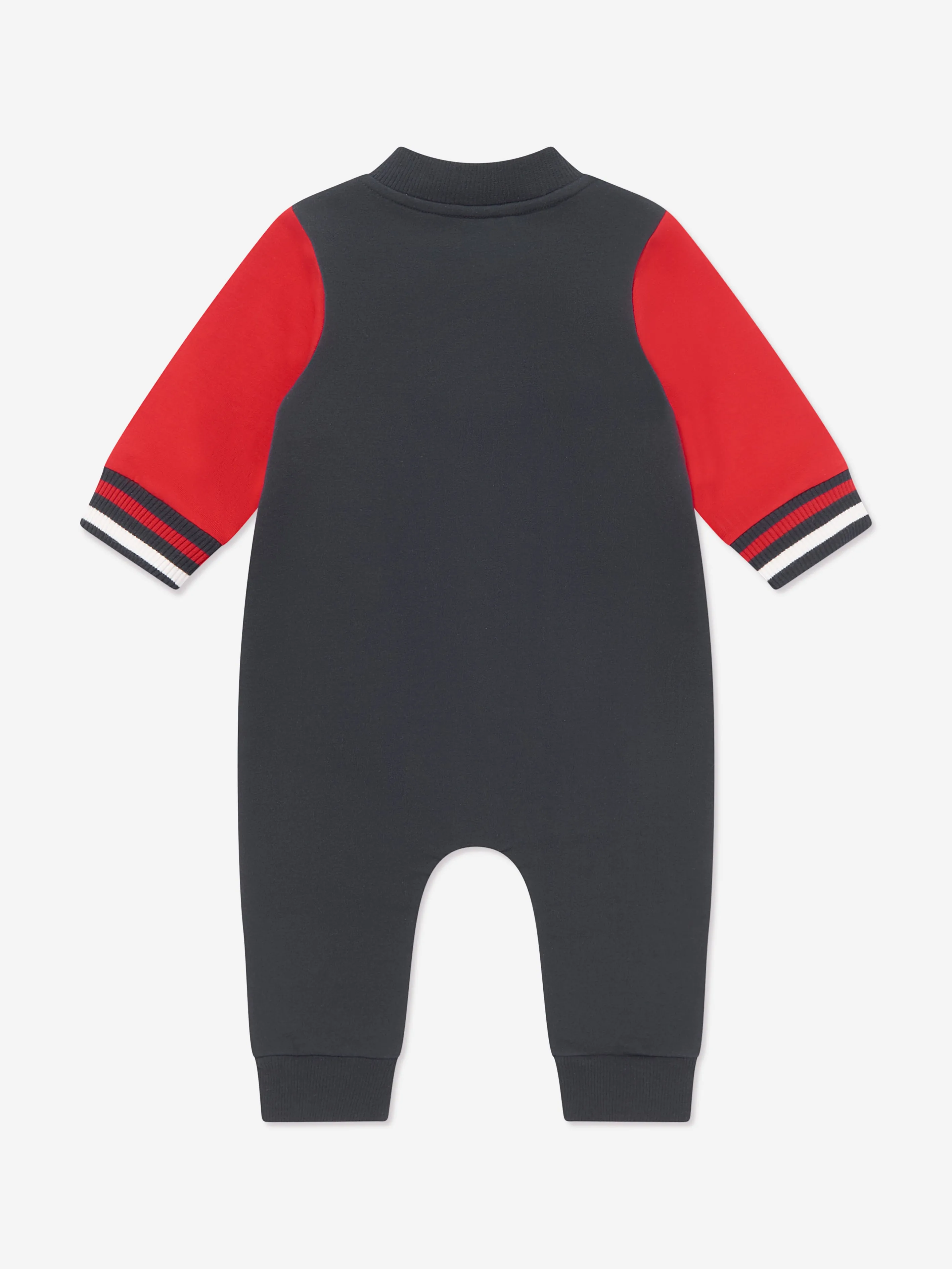 Moncler Enfant Baby Boys Logo-Strampler in Marineblau