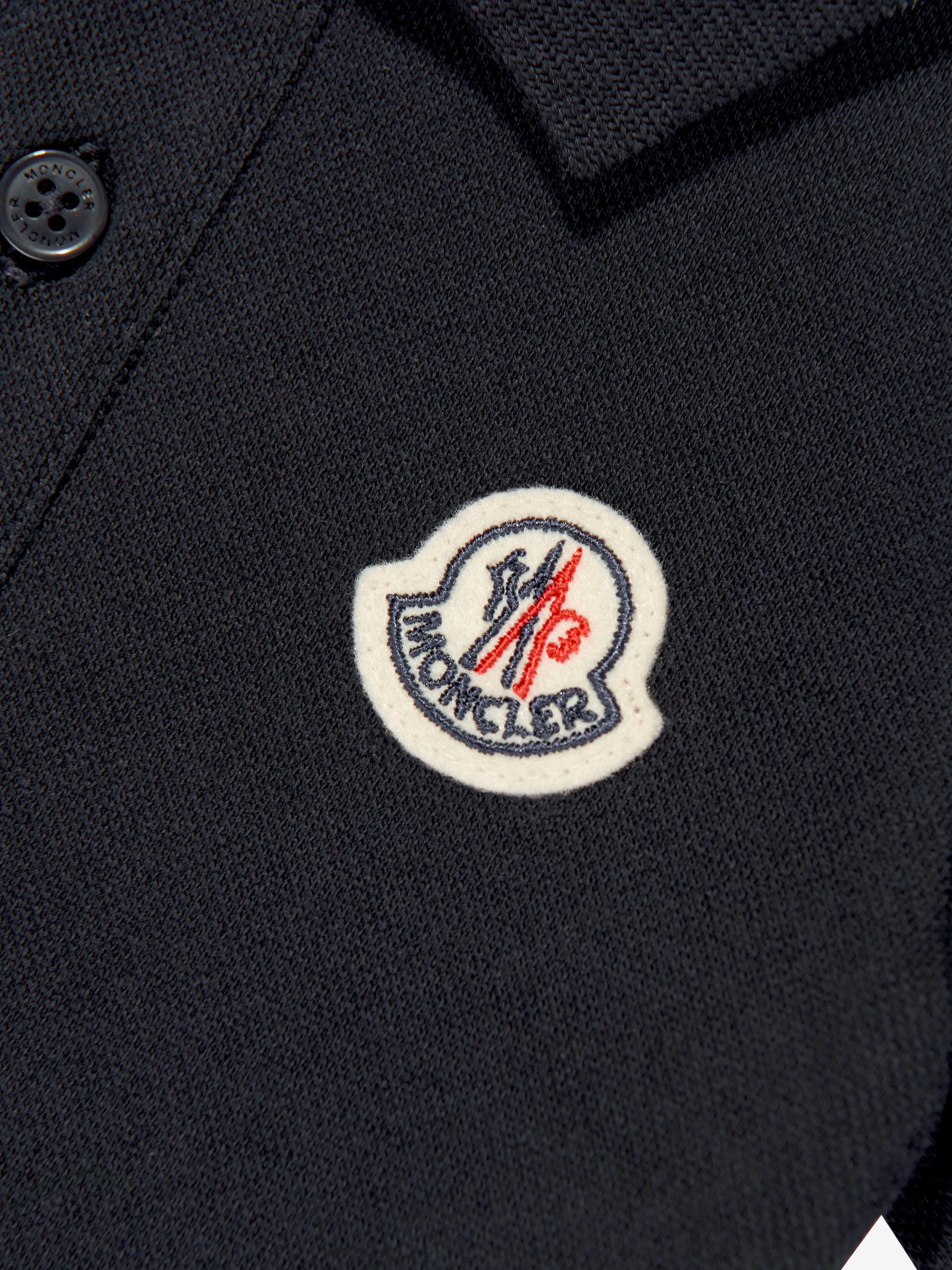 Moncler Enfant Baby Boys Logo-Strampler in Marineblau