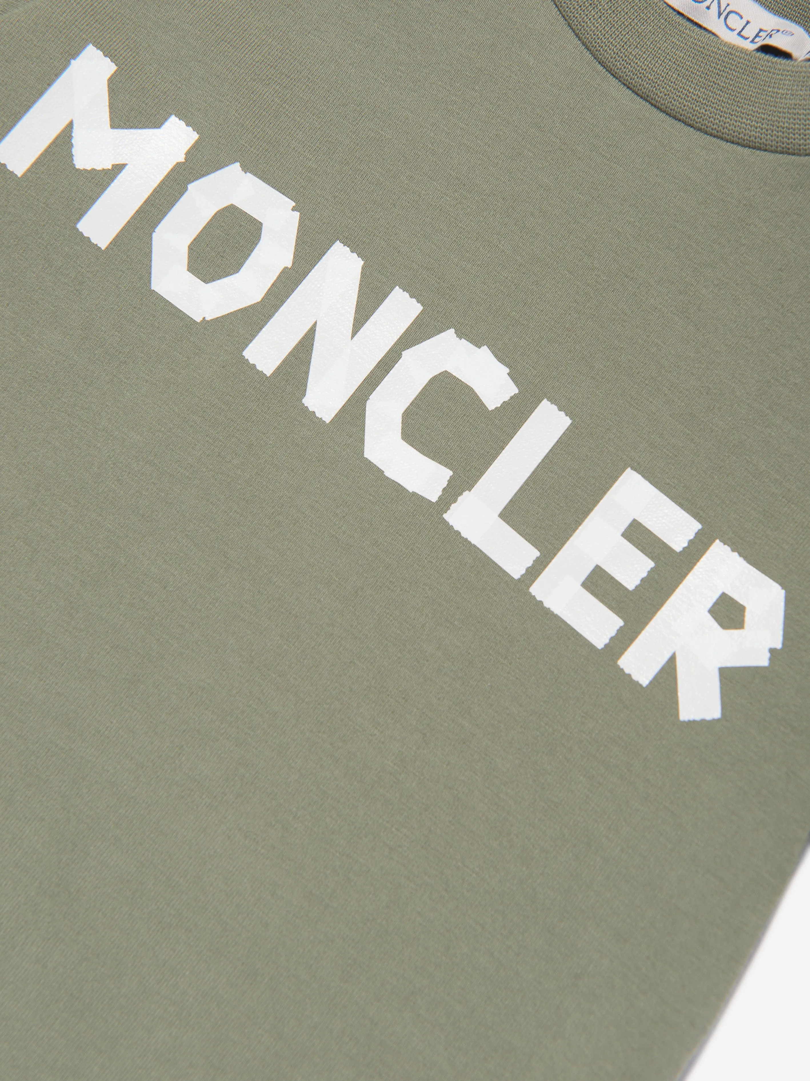 Moncler Enfant Baby Boys Logo T-Shirt in Grün