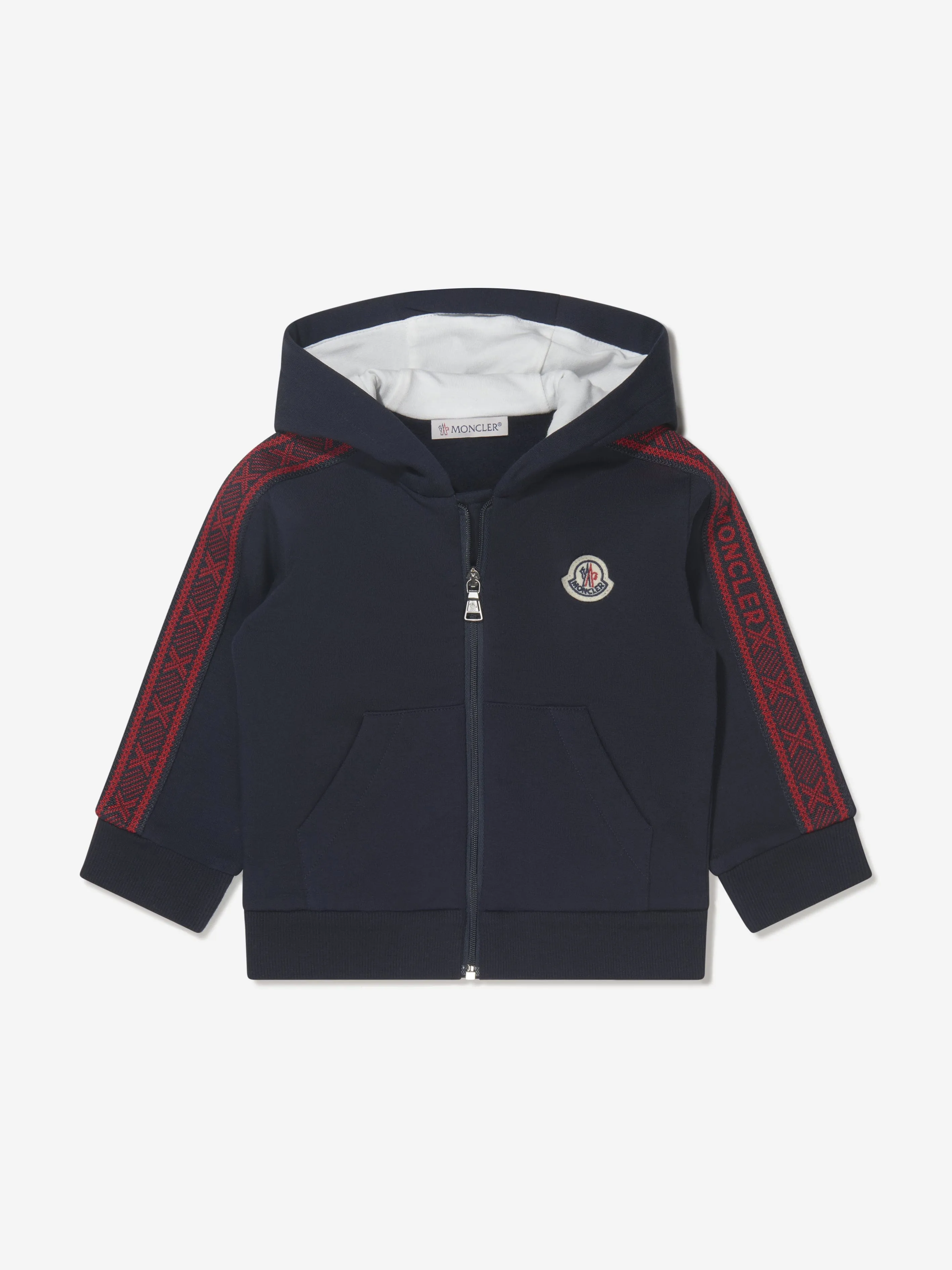 Moncler Enfant Baby Boys Logo Kapuzenpullover mit Reißverschluss
