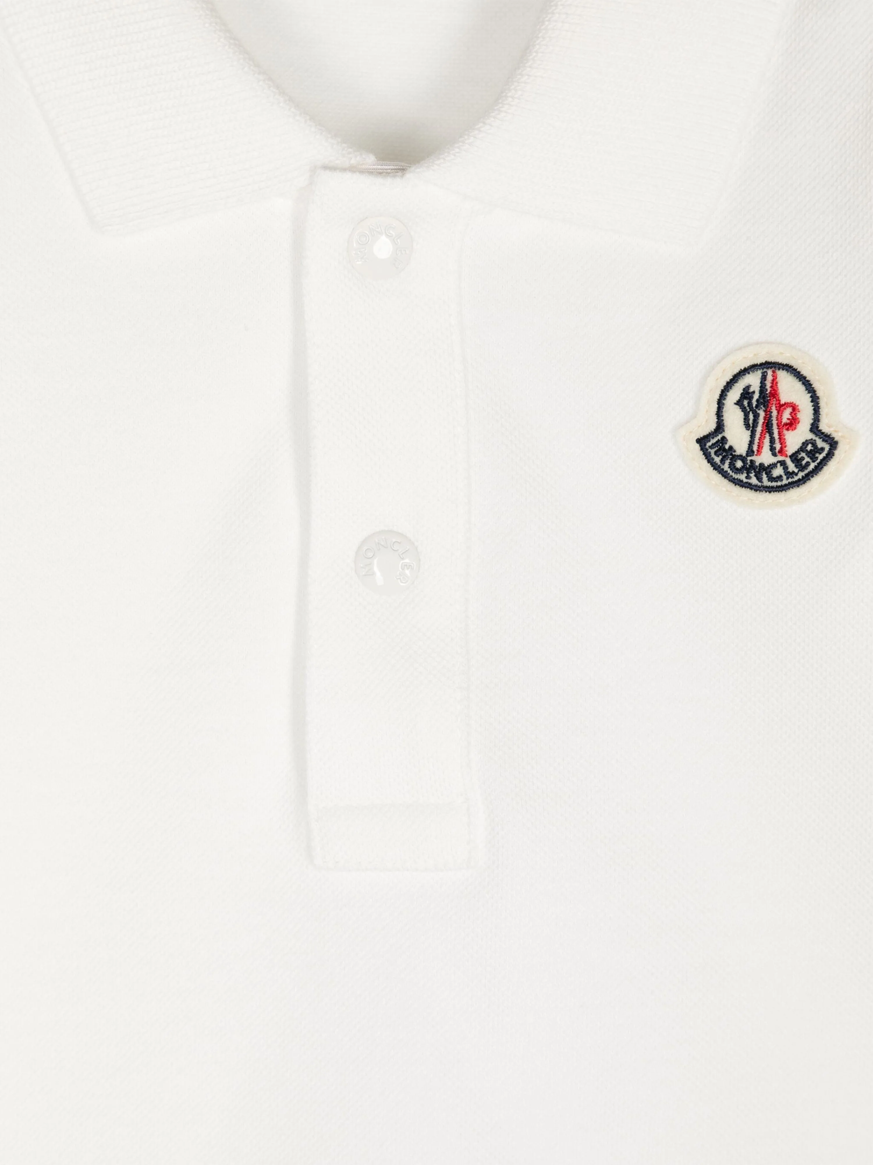 Moncler Enfant Baby Boys Langarm-Polohemd in Elfenbein