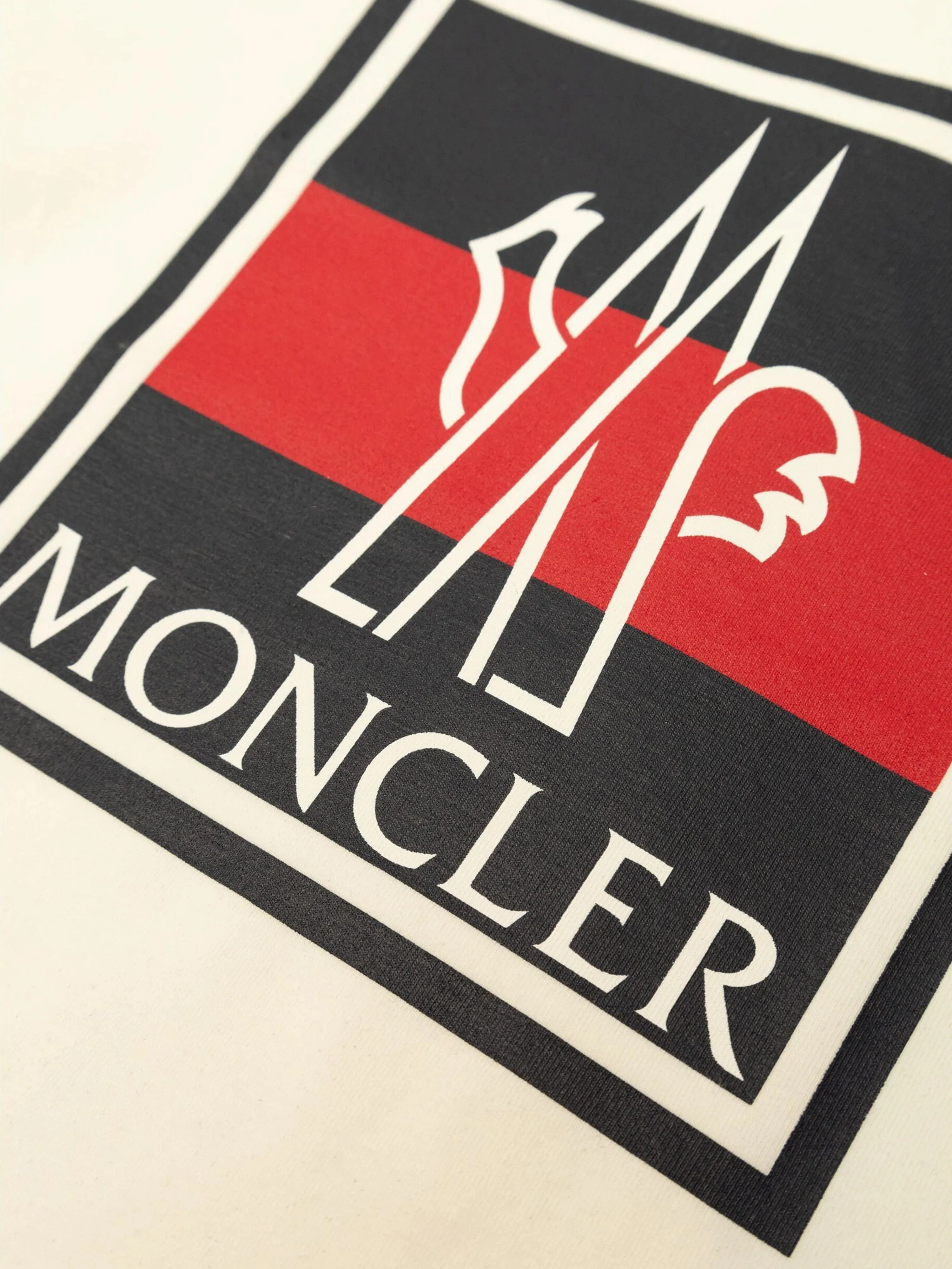Moncler Enfant Baby Jungen Langarm T-Shirt in Weiß