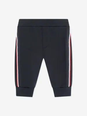 Moncler Enfant Baby Jungen Dreifarbige Jogginghosen in Marineblau