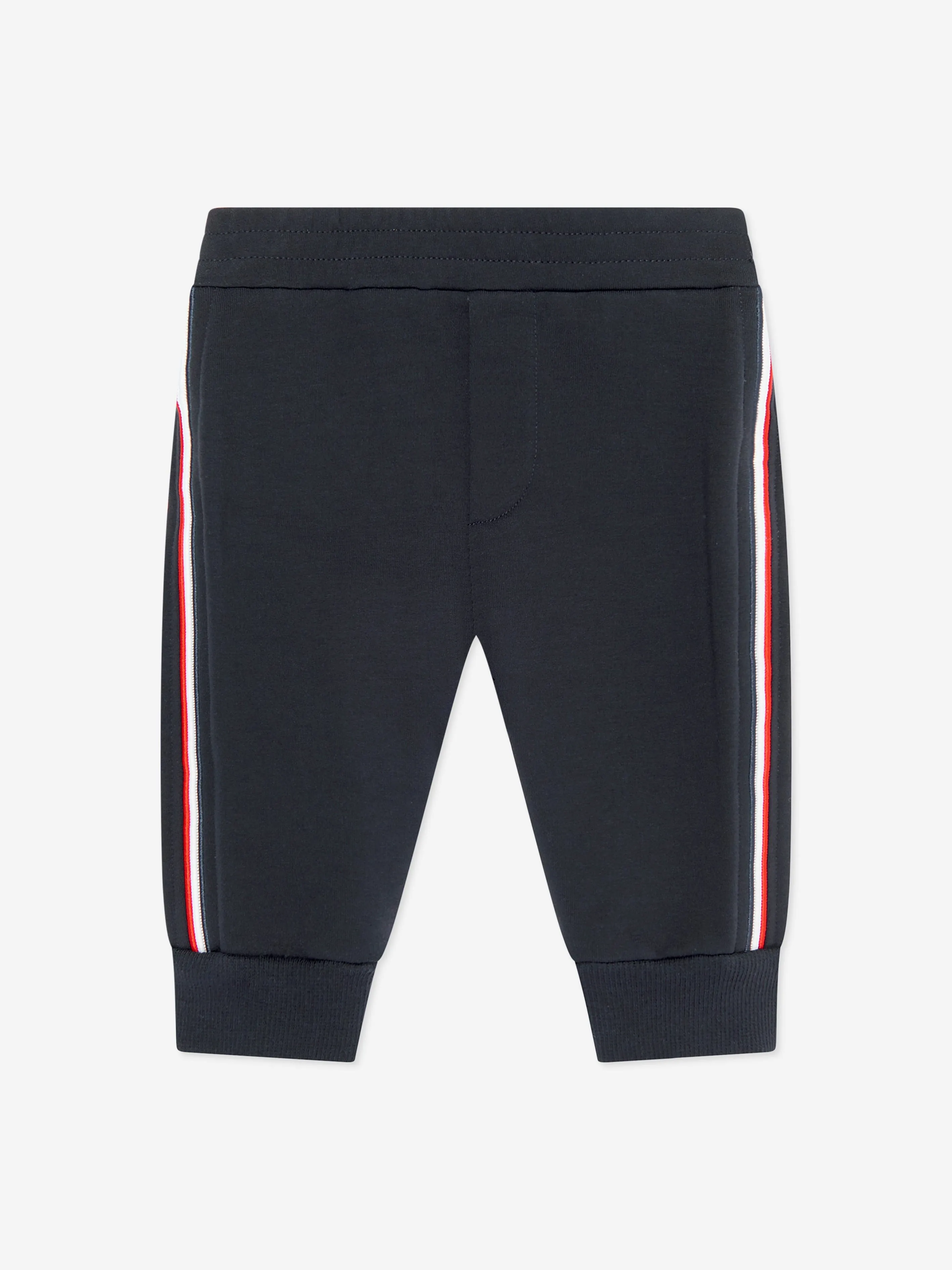 Moncler Enfant Baby Jungen Dreifarbige Jogginghosen in Marineblau