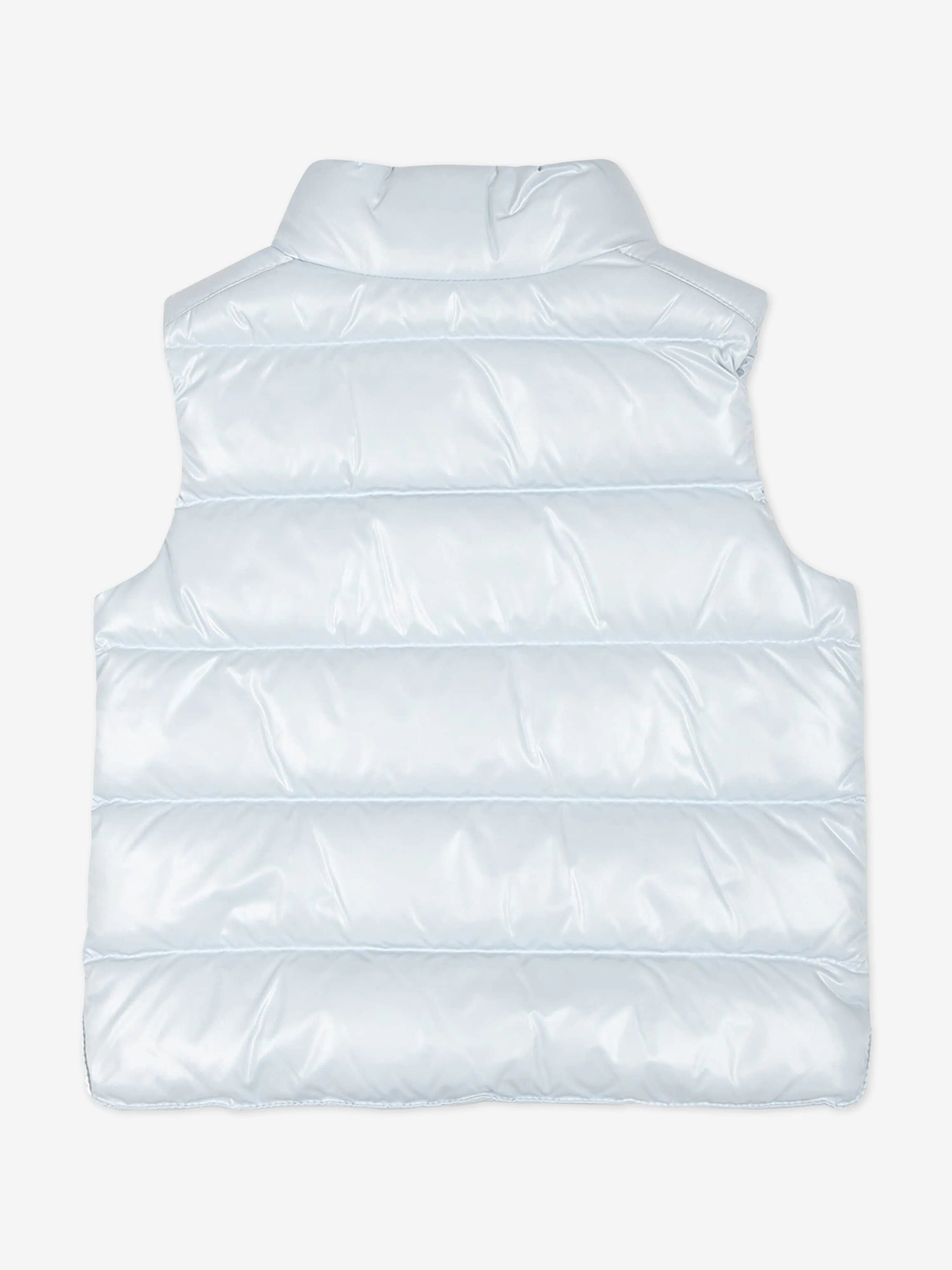 Moncler Enfant Baby Daunengefütterte Bernard Weste in Blau
