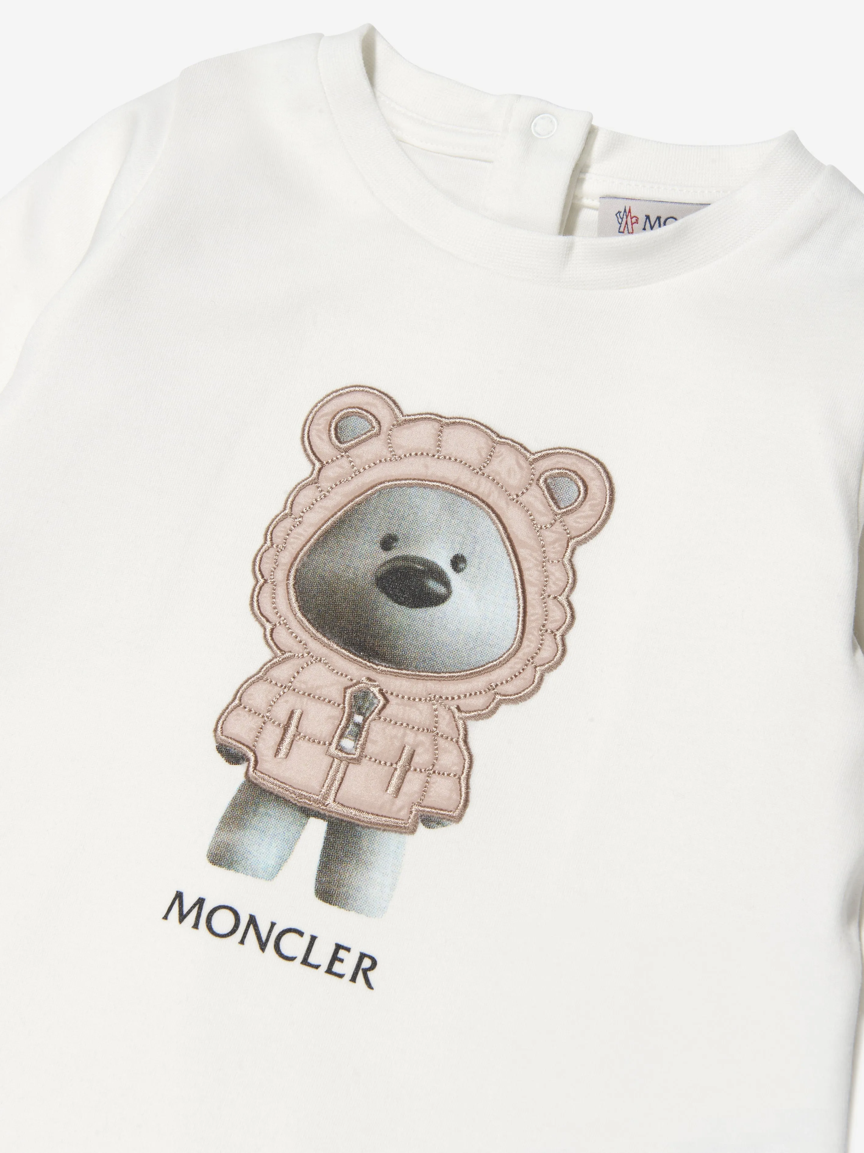 Moncler Enfant Baby Girls Bären-Print Strampler