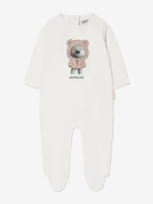 Moncler Enfant Baby Girls Bären-Print Strampler