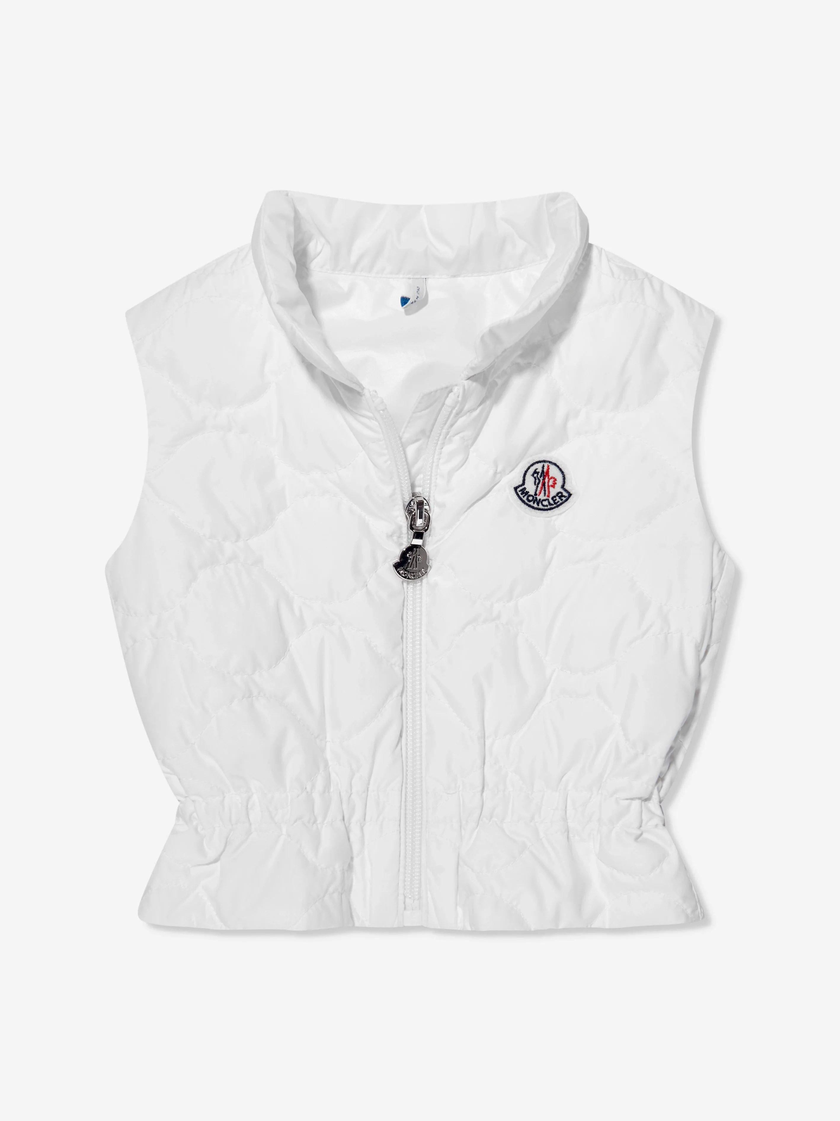 Moncler Enfant Baby Girls Daunengefütterte Ambertine Gilet in Weiß