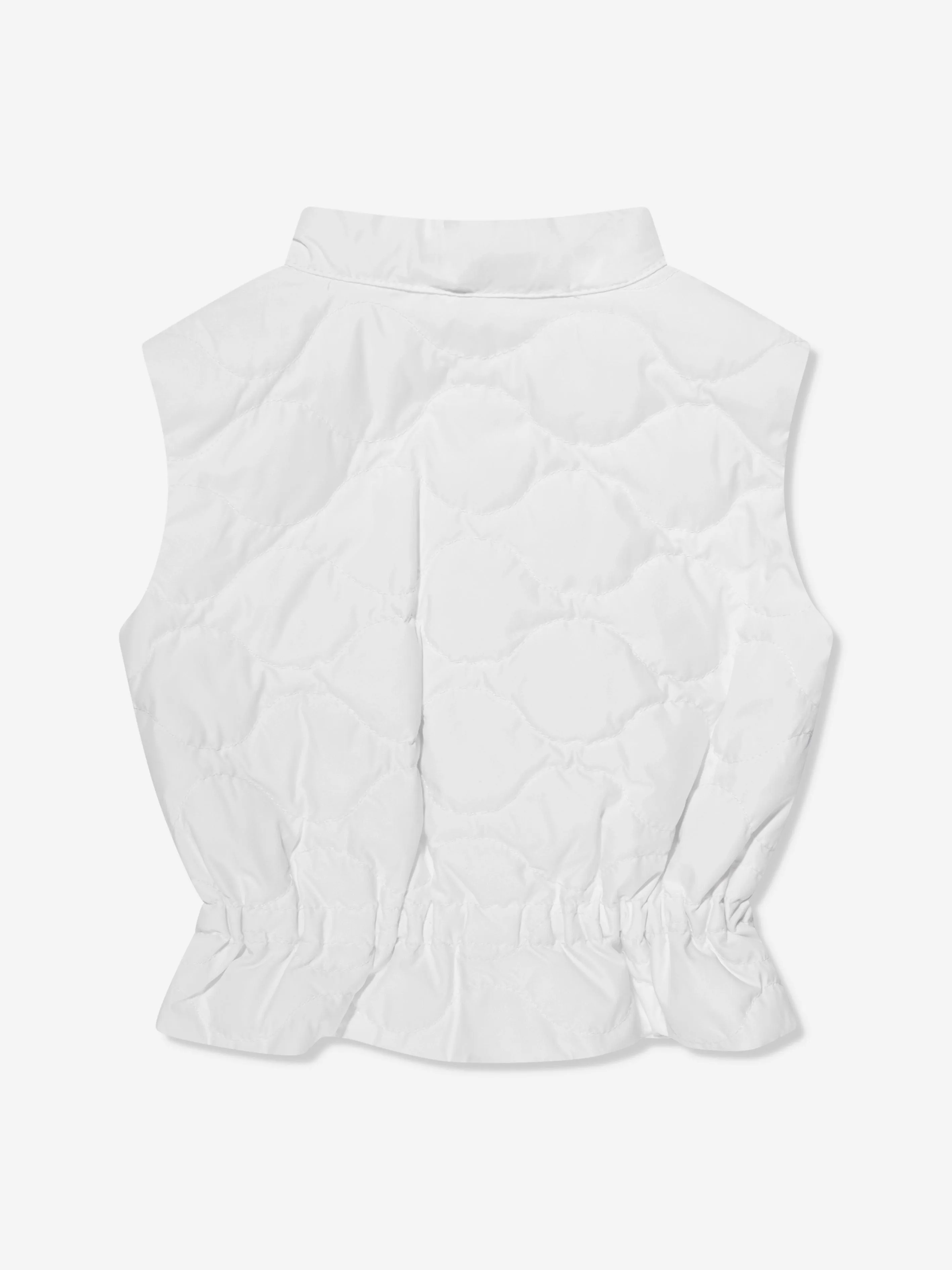Moncler Enfant Baby Girls Daunengefütterte Ambertine Gilet in Weiß