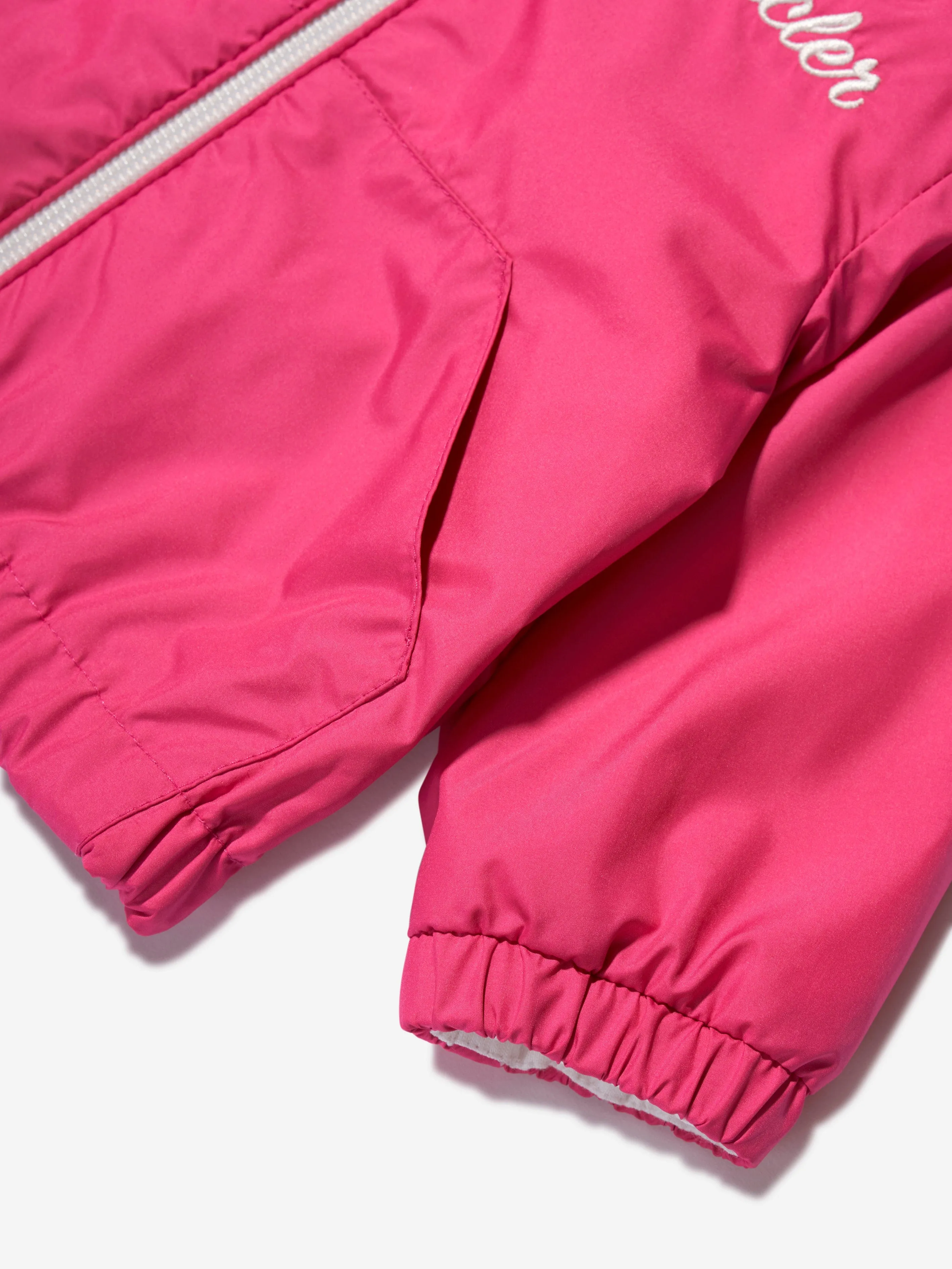 Moncler Enfant Baby Girls Daunengefütterte Evanthe Jacke in Rosa