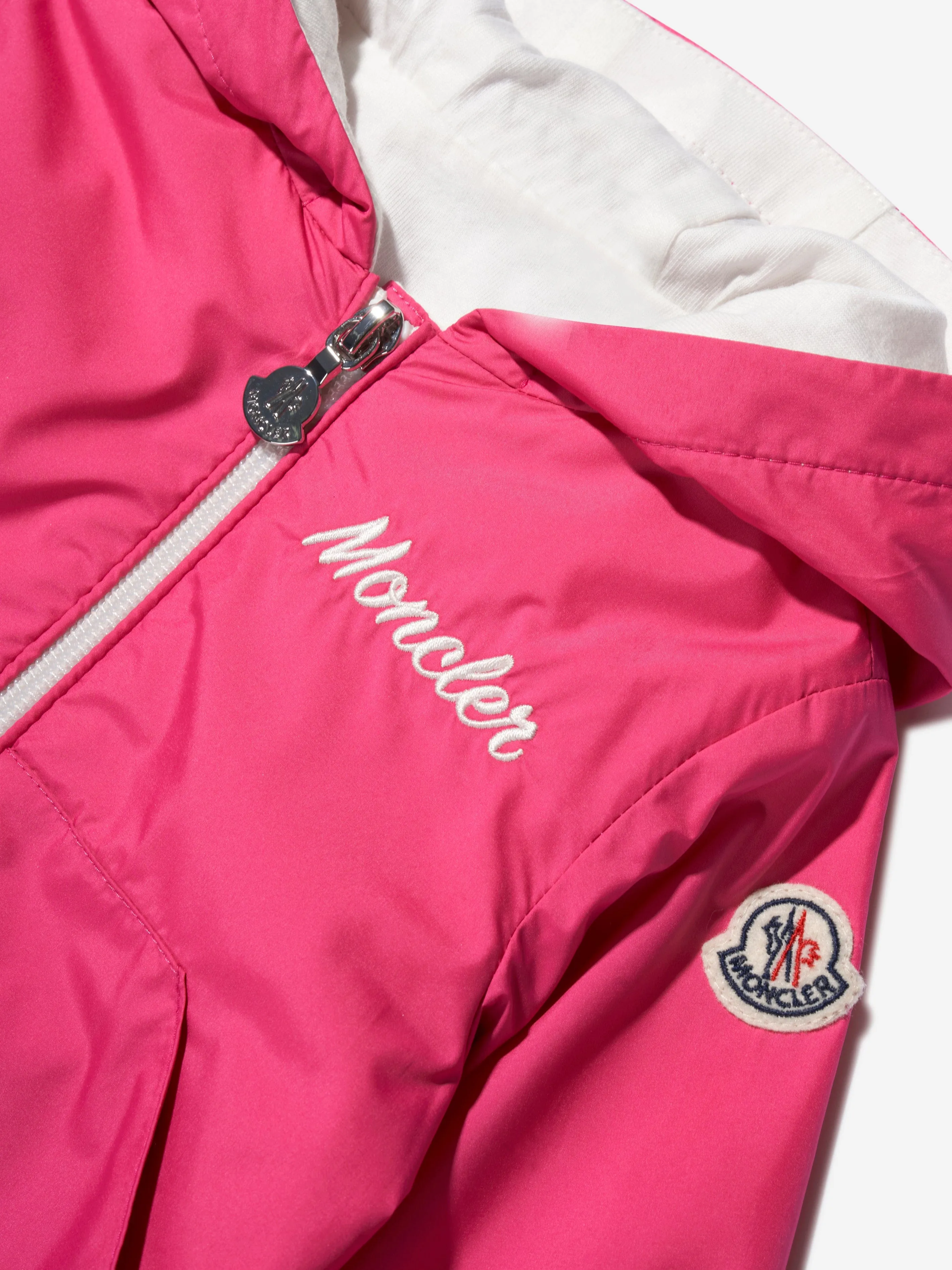 Moncler Enfant Baby Girls Daunengefütterte Evanthe Jacke in Rosa