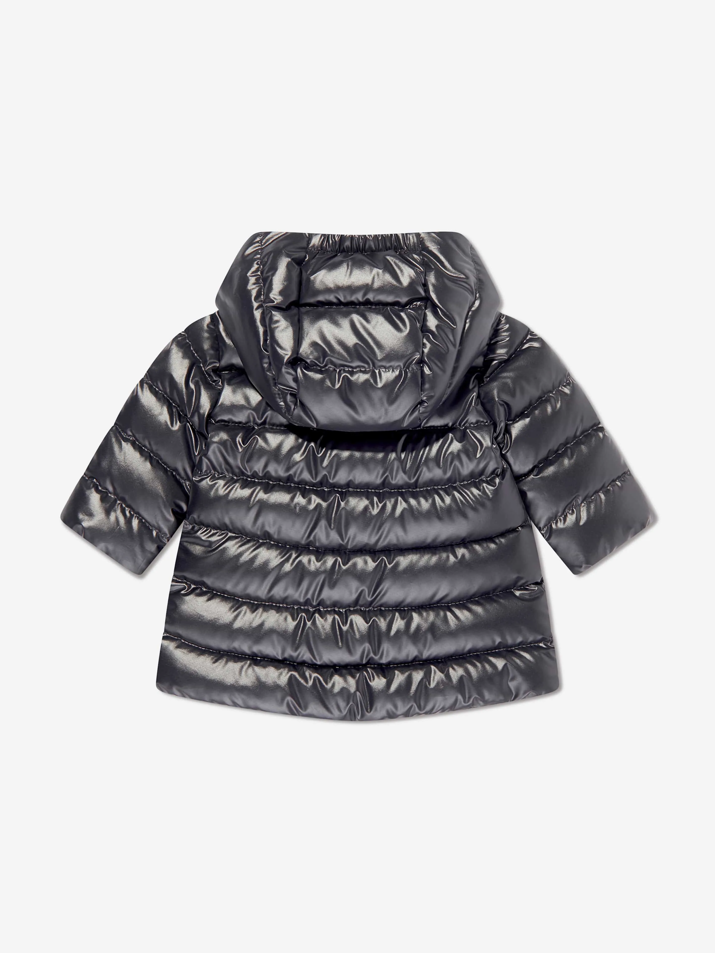 Moncler Enfant Baby Mädchen Daunengefütterter Ibida Langmantel in Marine