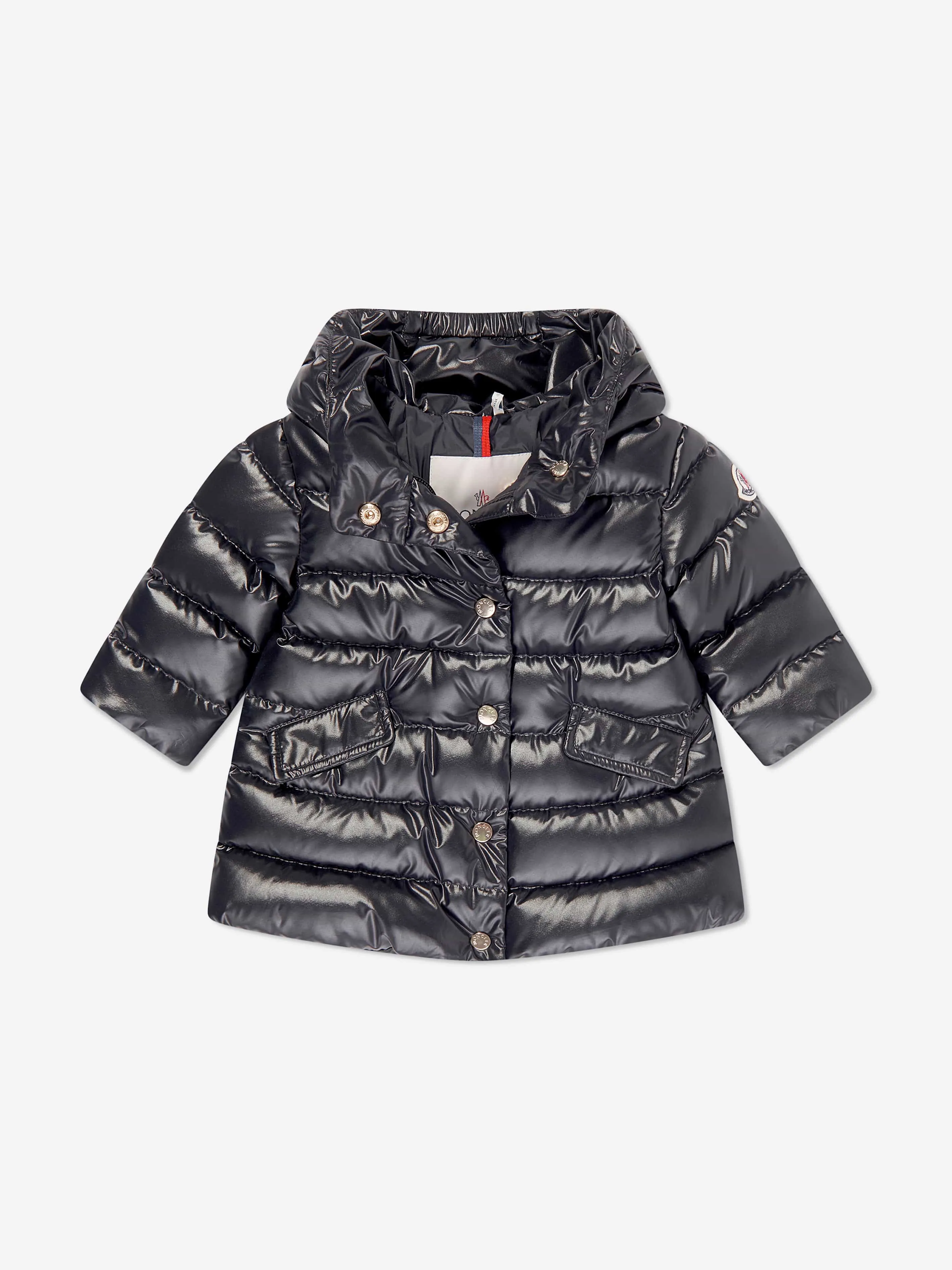 Moncler Enfant Baby Mädchen Daunengefütterter Ibida Langmantel in Marine