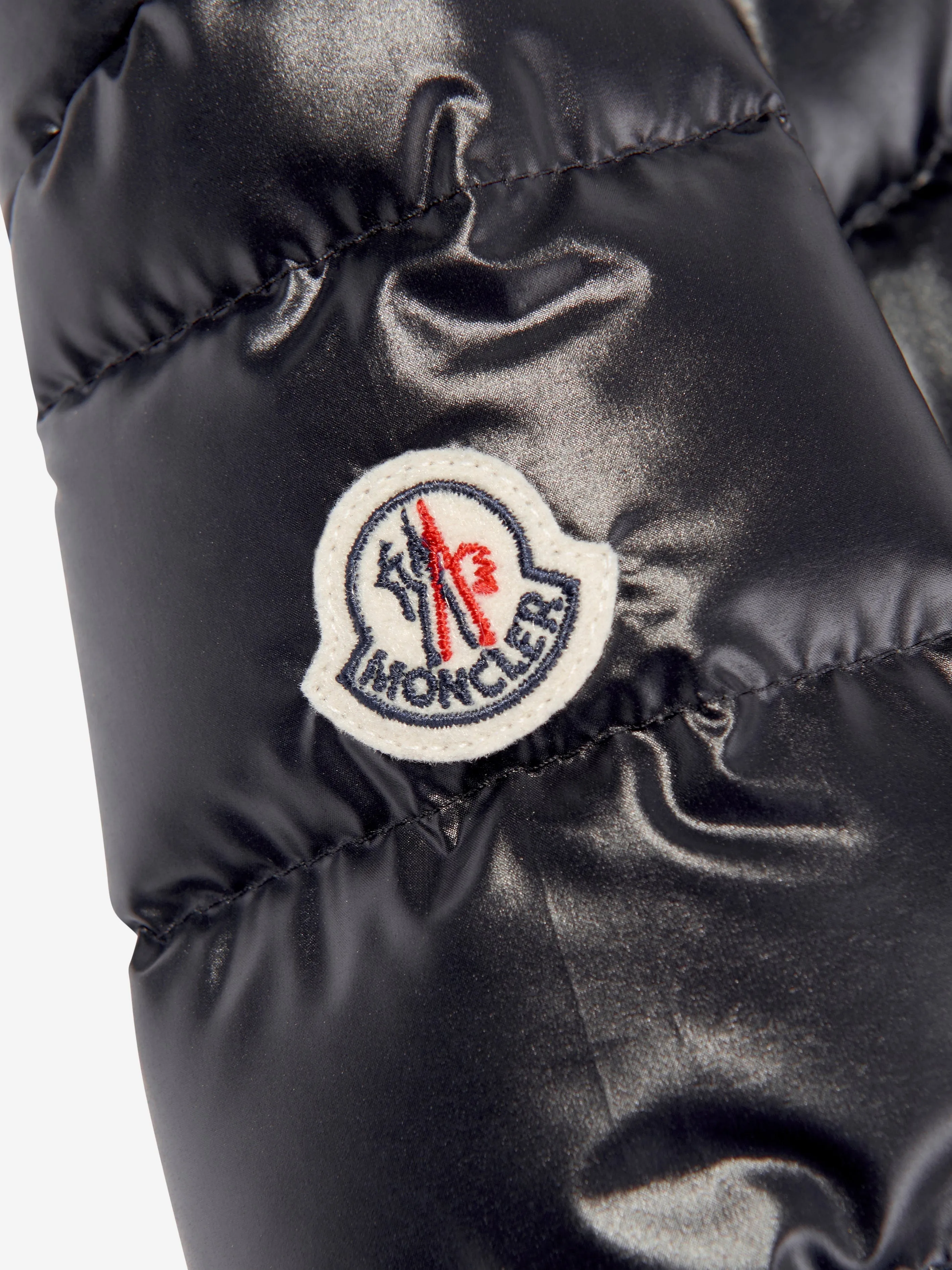 Moncler Enfant Baby Mädchen Daunengefütterter Ibida Langmantel in Marine