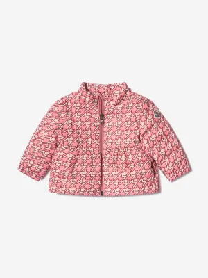 Moncler Enfant Baby Girls Daunengefütterte Kianga Jacke in Rosa