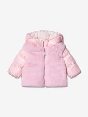 Moncler Enfant Baby Girls Daunengefütterte Natas Jacke in Rosa